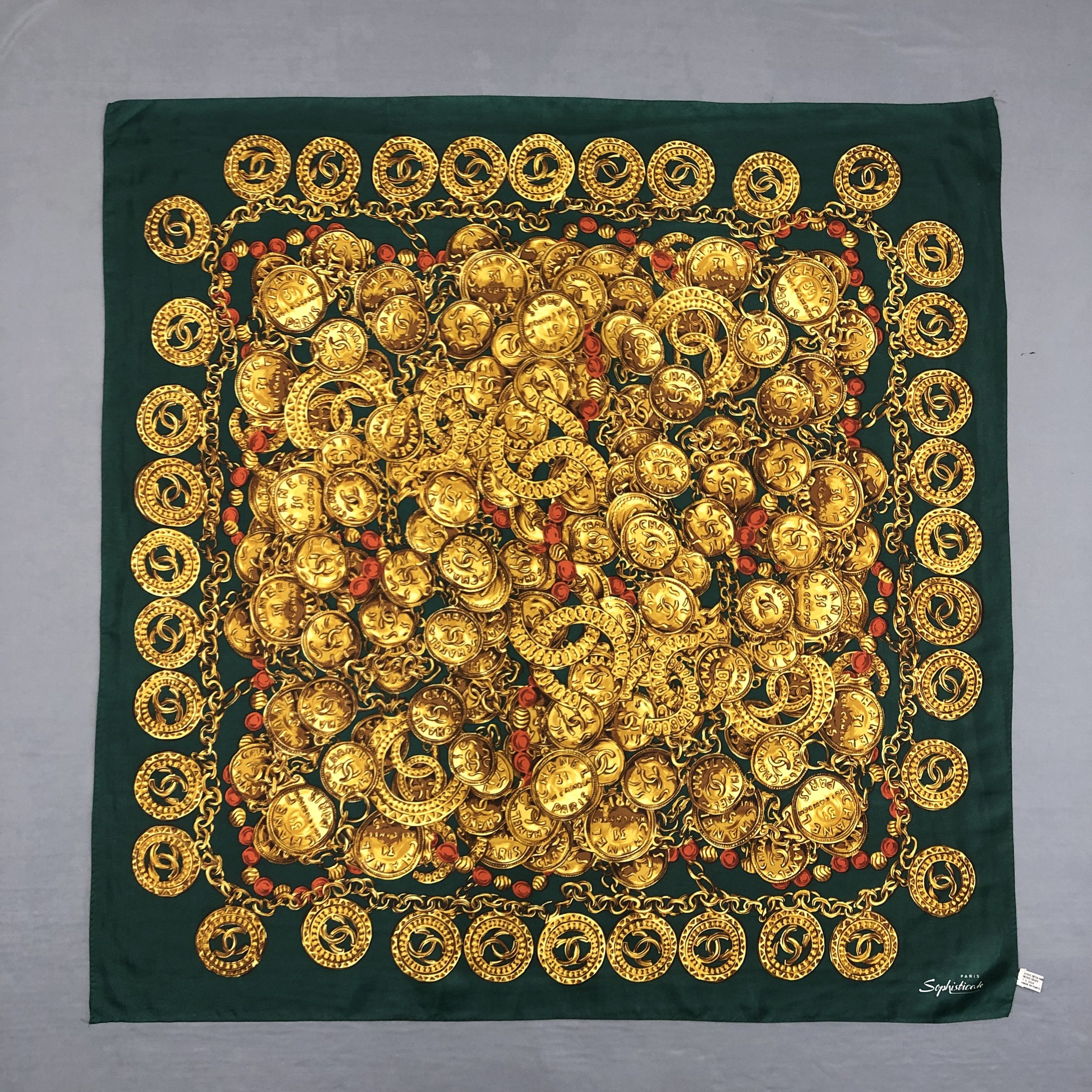 Other Vintage Sophisticato SILK Scarf Twill Stole Wraps Scarves Size ONE SIZE - 1 Thumbnail