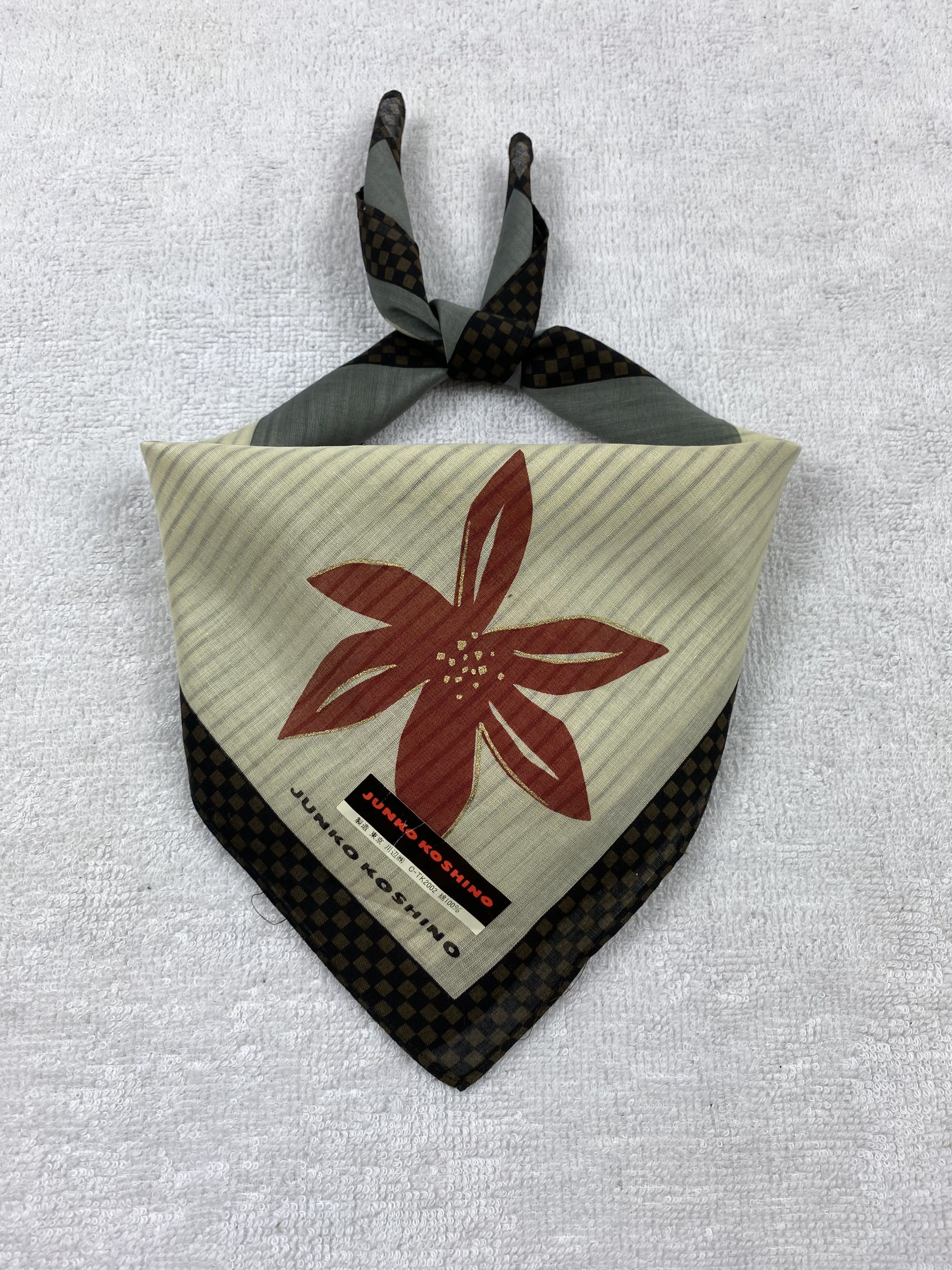 Mr. Junko × Vintage Junko Koshino Handkerchief / Bandana / Neckerchief Size ONE SIZE - 1 Thumbnail