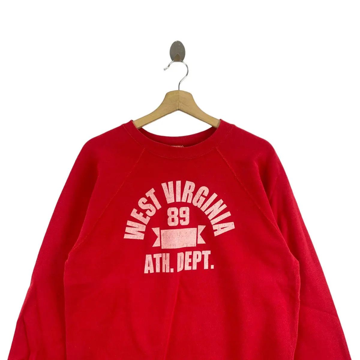 Edwin Vintage 1989 EDWIN WEST VIRGINIA Ath Dept Sweatshirt Size US L / EU 52-54 / 3 - 3 Thumbnail