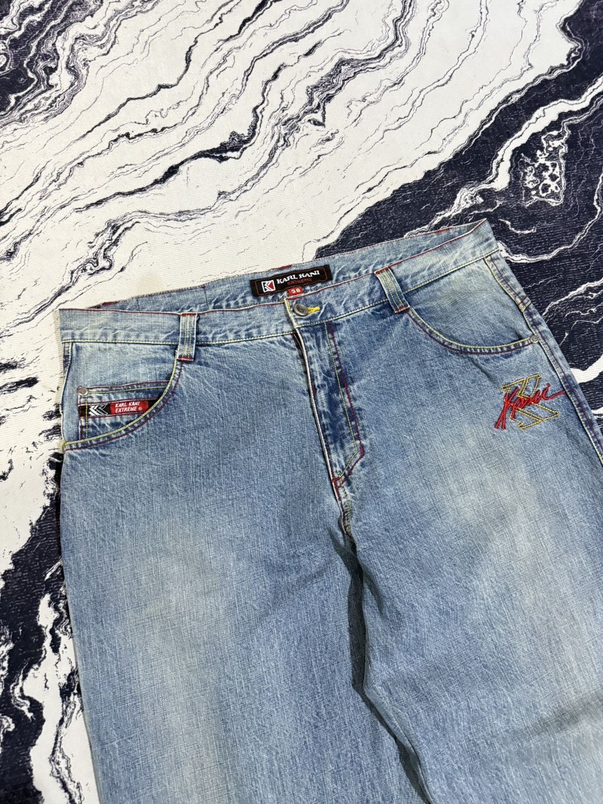 Karl Kani Vintage karl kani extreme carpenter jeans Size US 38 / EU 54 - 11 Thumbnail