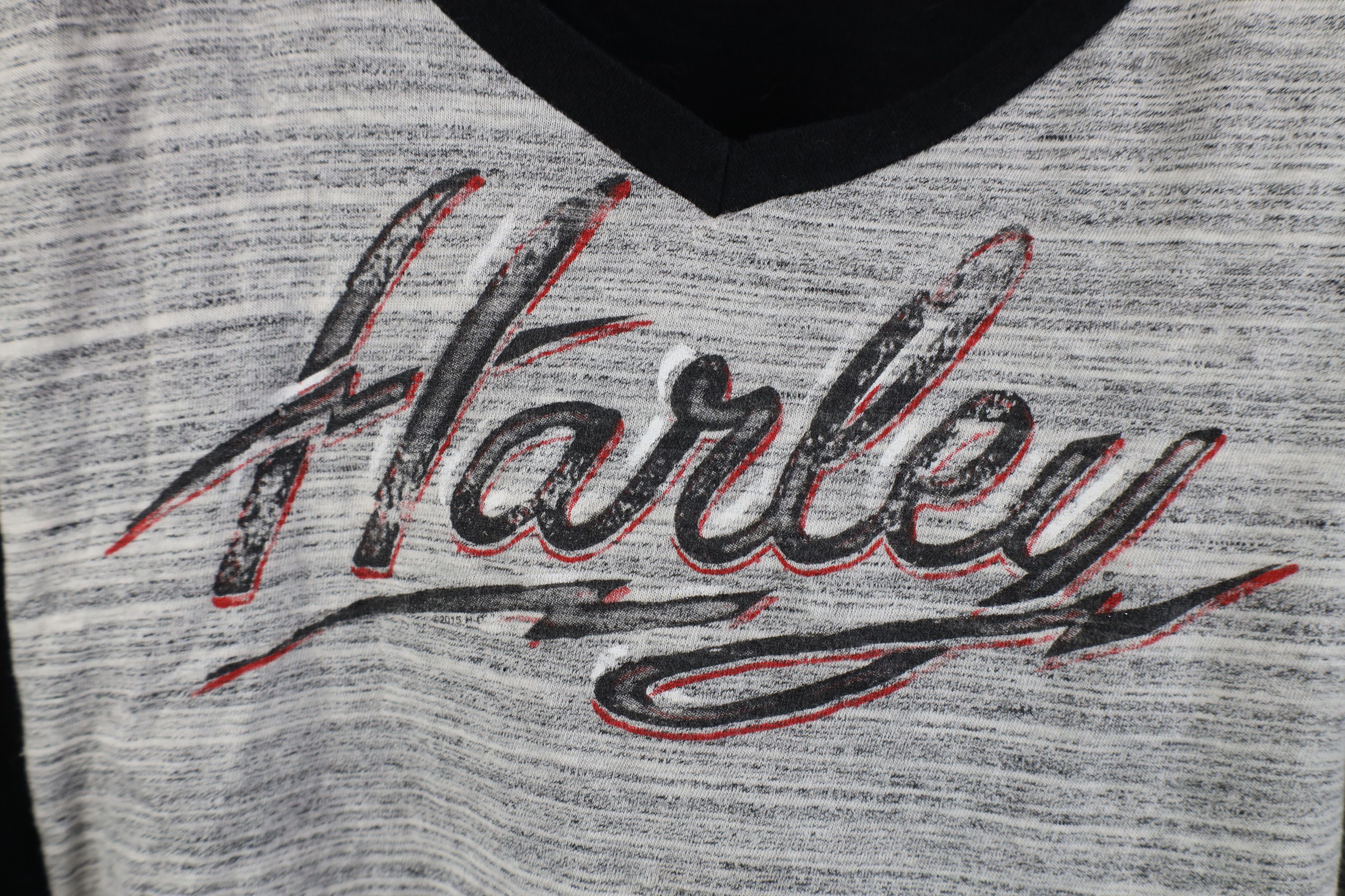 Harley Davidson Vintage Y2K Babydoll Harley Davidson Long Sleeve T-Shirt Size XXL / US 16-18 / IT 52-54 - 4 Thumbnail