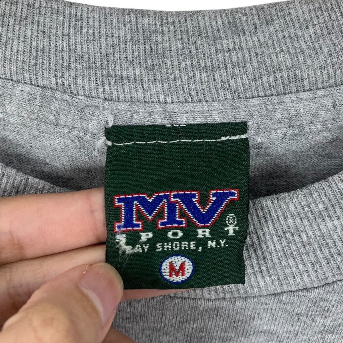 Other Vintage MV SPORT UNCG Grey Long Sleeve Tee Shirt Size M / US 6-8 / IT 42-44 - 5 Thumbnail