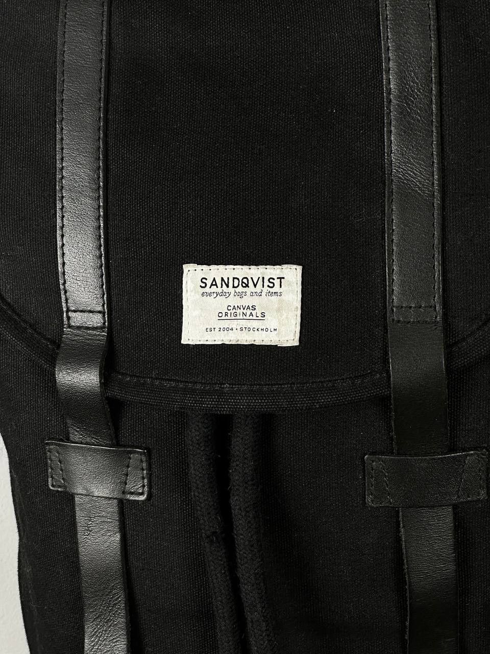 SANDQVIST Stig Sandqvist Backpack Leather Bag Black Size ONE SIZE - 5 Thumbnail