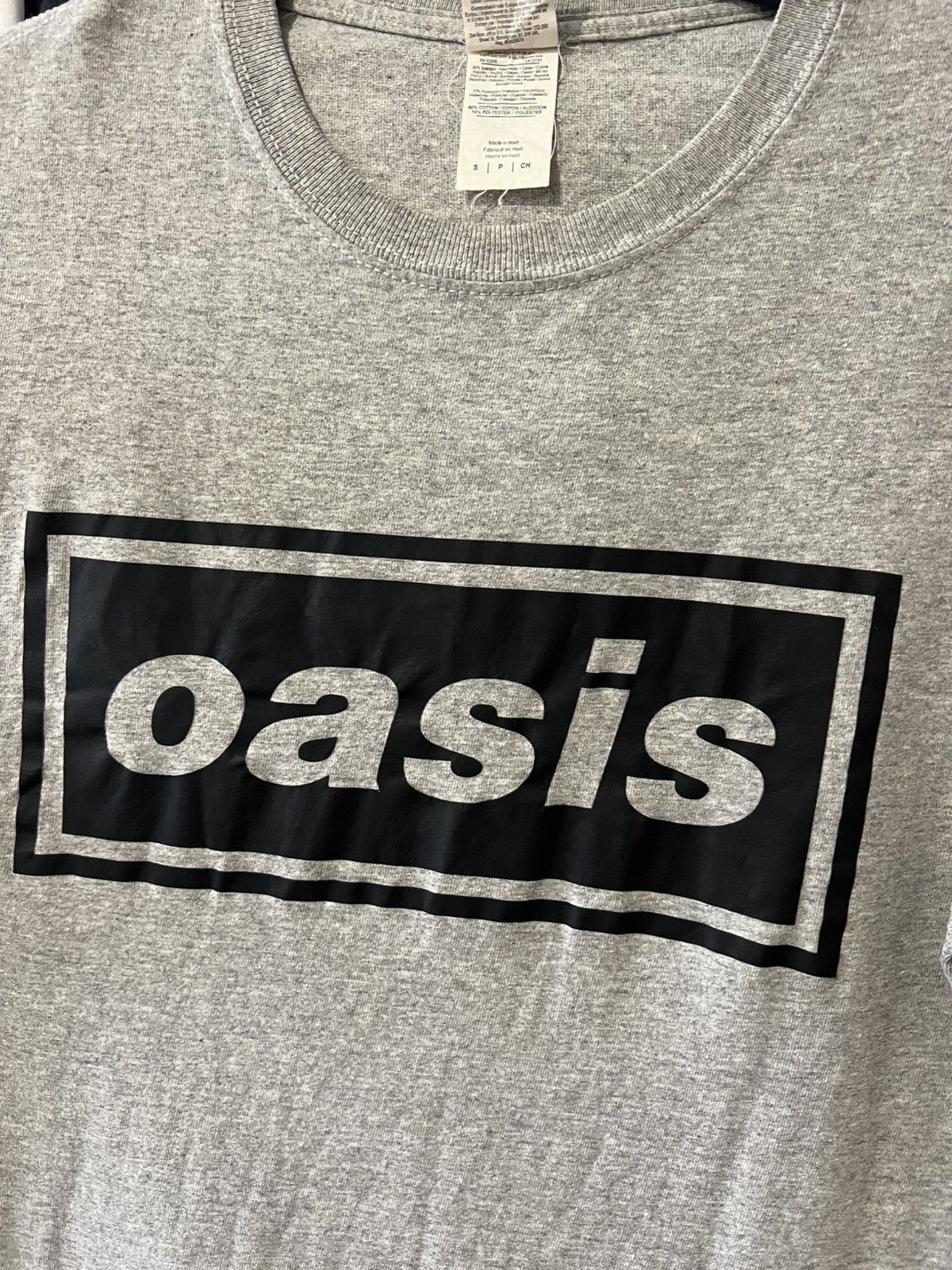 Band Tees VINTAGE OASIS OASIS BOX LOGO AOP T SHIRT BAND ROCK SZ S Size US S / EU 44-46 / 1 - 2 Thumbnail