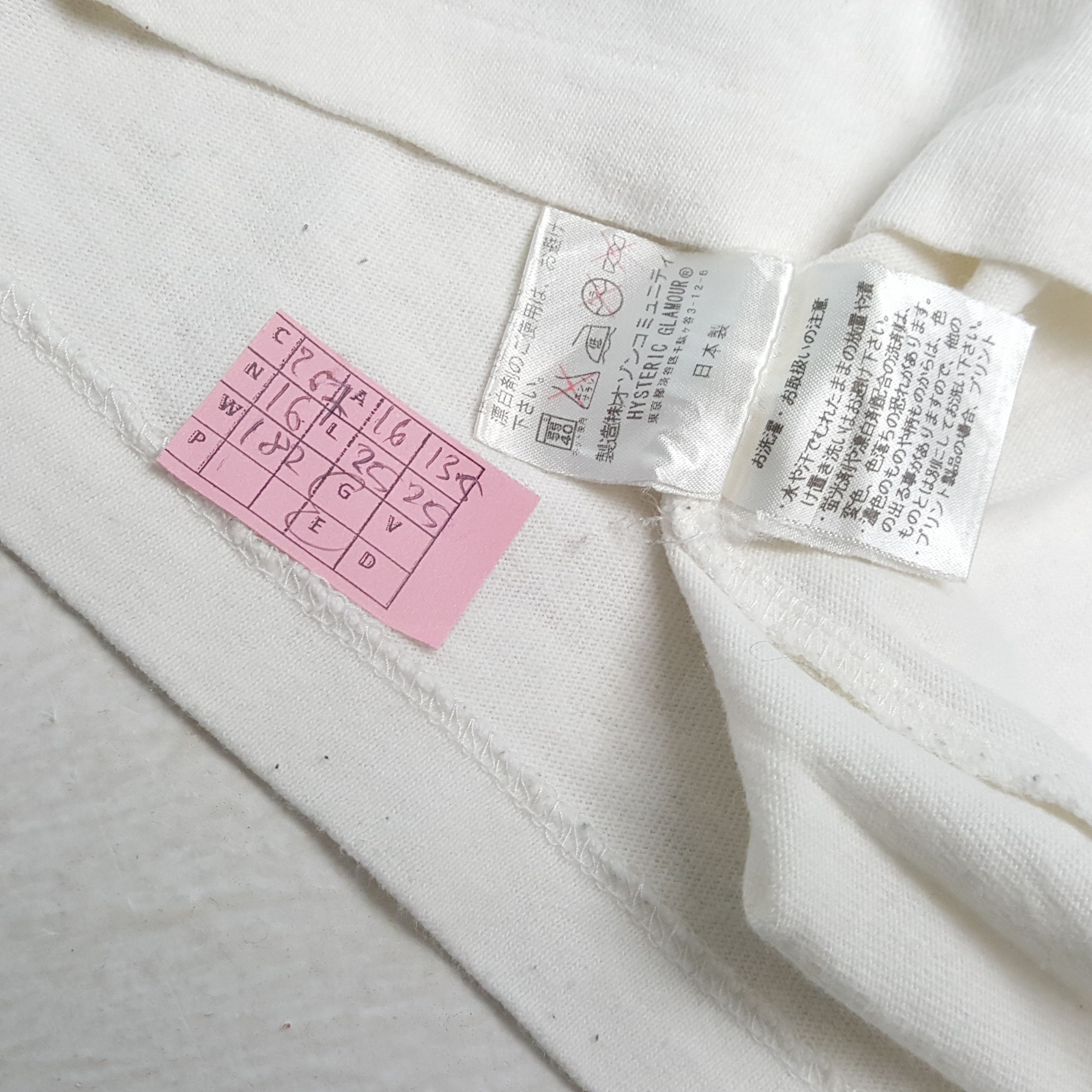 Hysteric Glamour HYSTERIC GLAMOUR Japanese Brand Long Sleeve Tshirt Size XS / US 0-2 / IT 36-38 - 7 Thumbnail