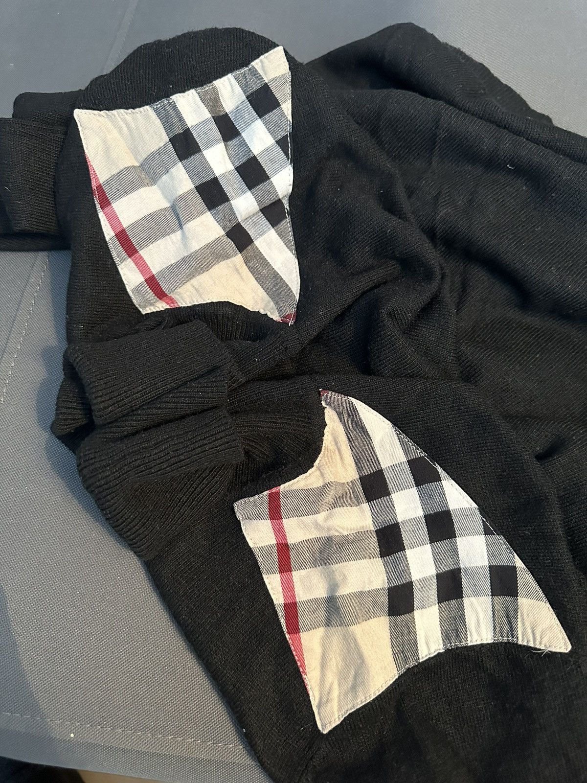 Burberry × Vintage Black Burberry turtleneck Size US S / EU 44-46 / 1 - 6 Thumbnail