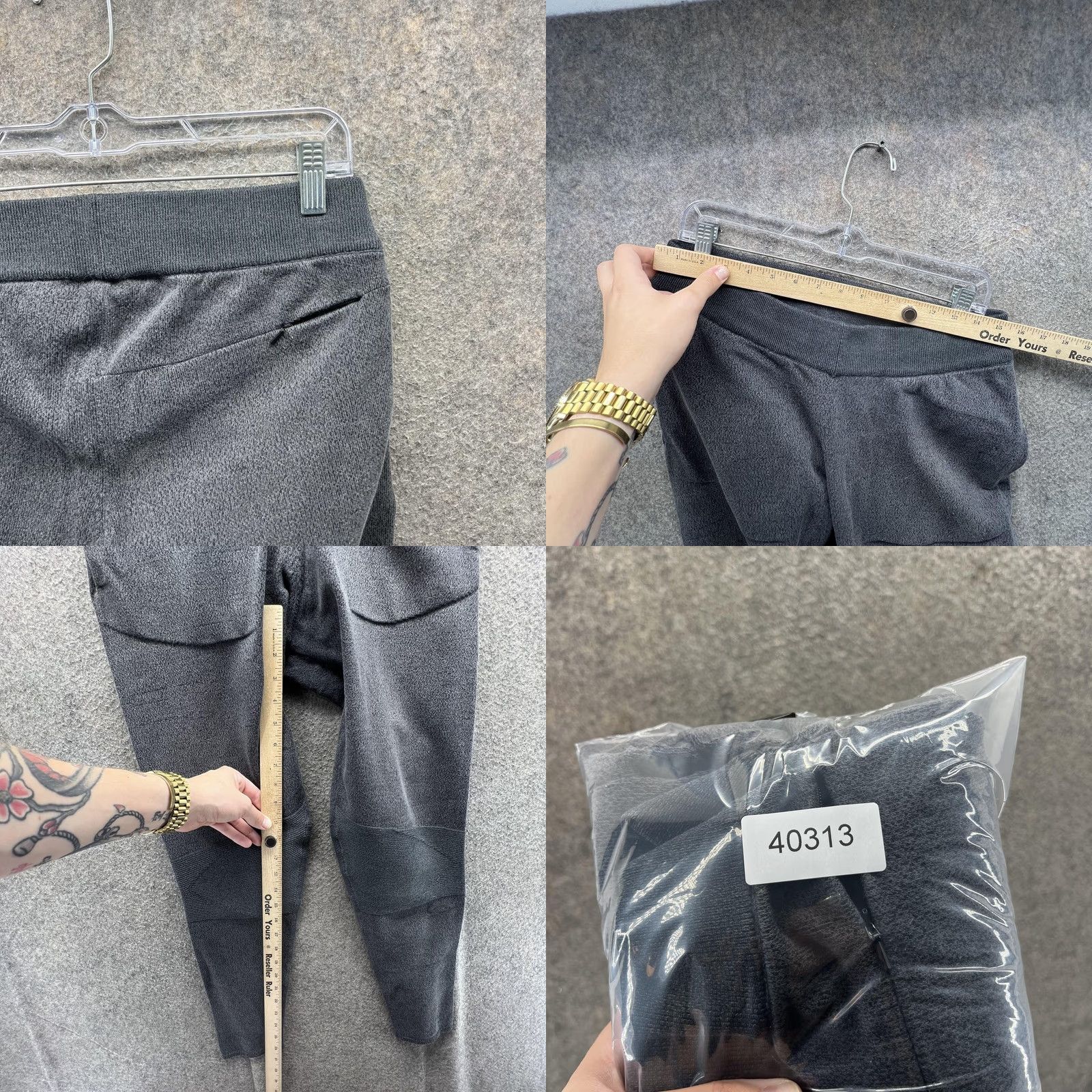 Oakley Oakley Jogger Pants Womens Medium Gray Knit Elastic Waist Zip Pocket Athletic Size 32" / US 10 / IT 46 - 8 Thumbnail