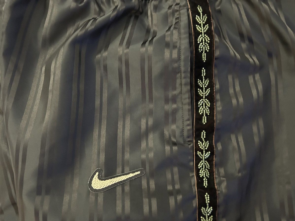 Bode × Nike BODE x Nike Shadow Brown Scrimmage Pants beaded Sweatpants Size US 32 / EU 48 - 4 Thumbnail
