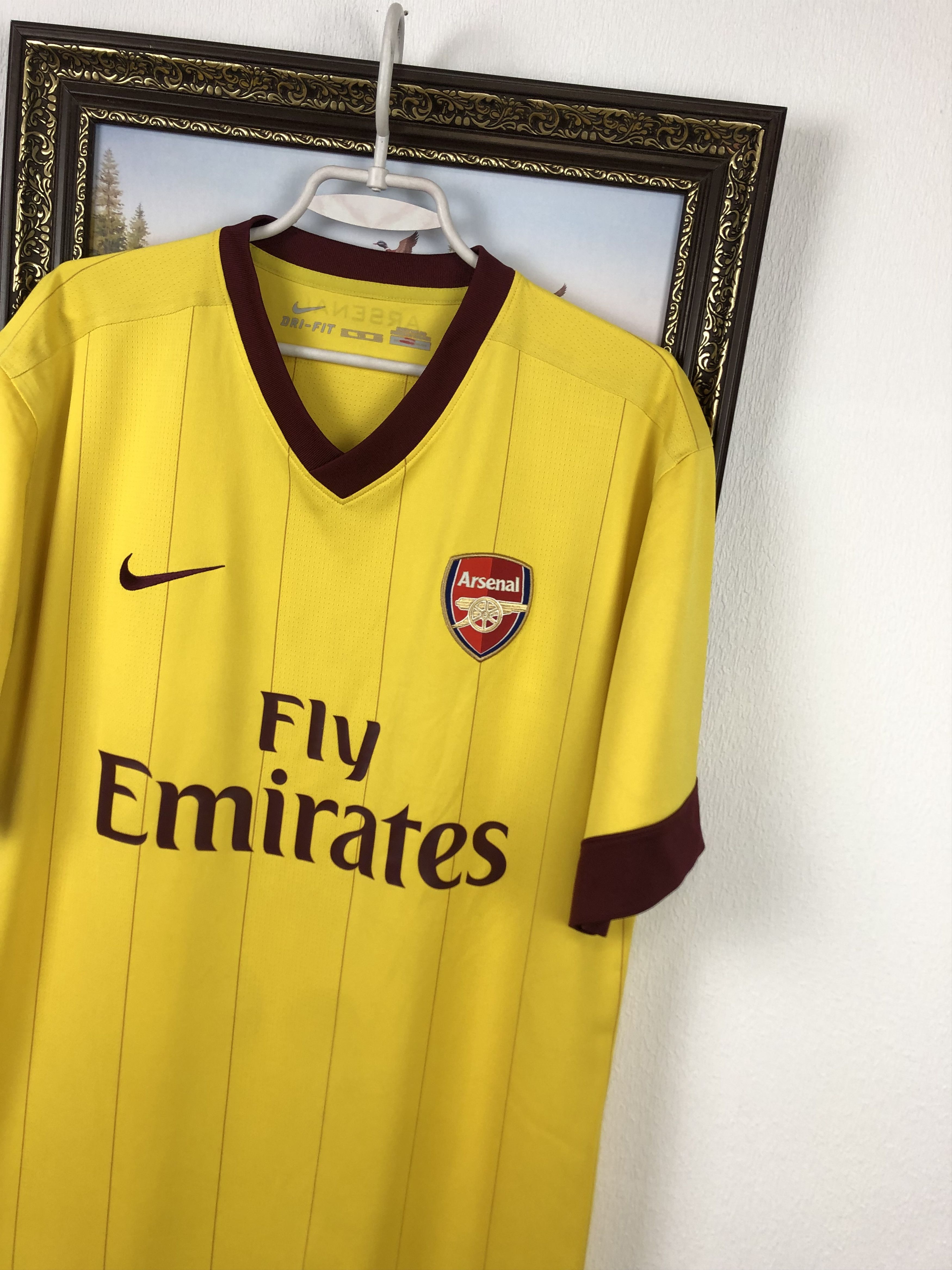 Vintage Arsenal football shirt Soccer Player Issue Jersey Rare Tee Size US XXL / EU 58 / 5 - 4 Thumbnail