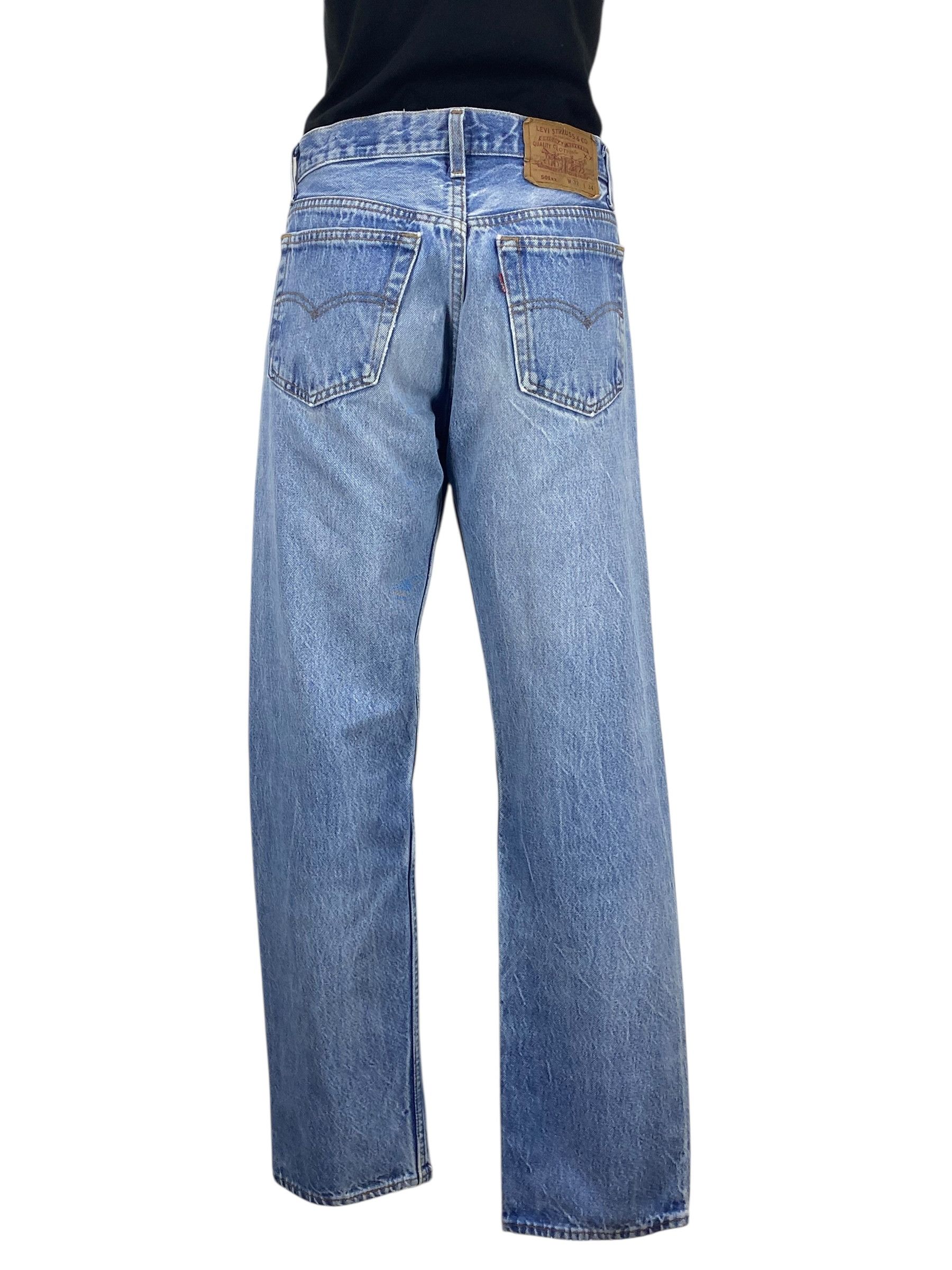 Levi's Levis 501-0000 Jeans 90s Vintage Levis Jeans Size US 30 / EU 46 - 1 Thumbnail