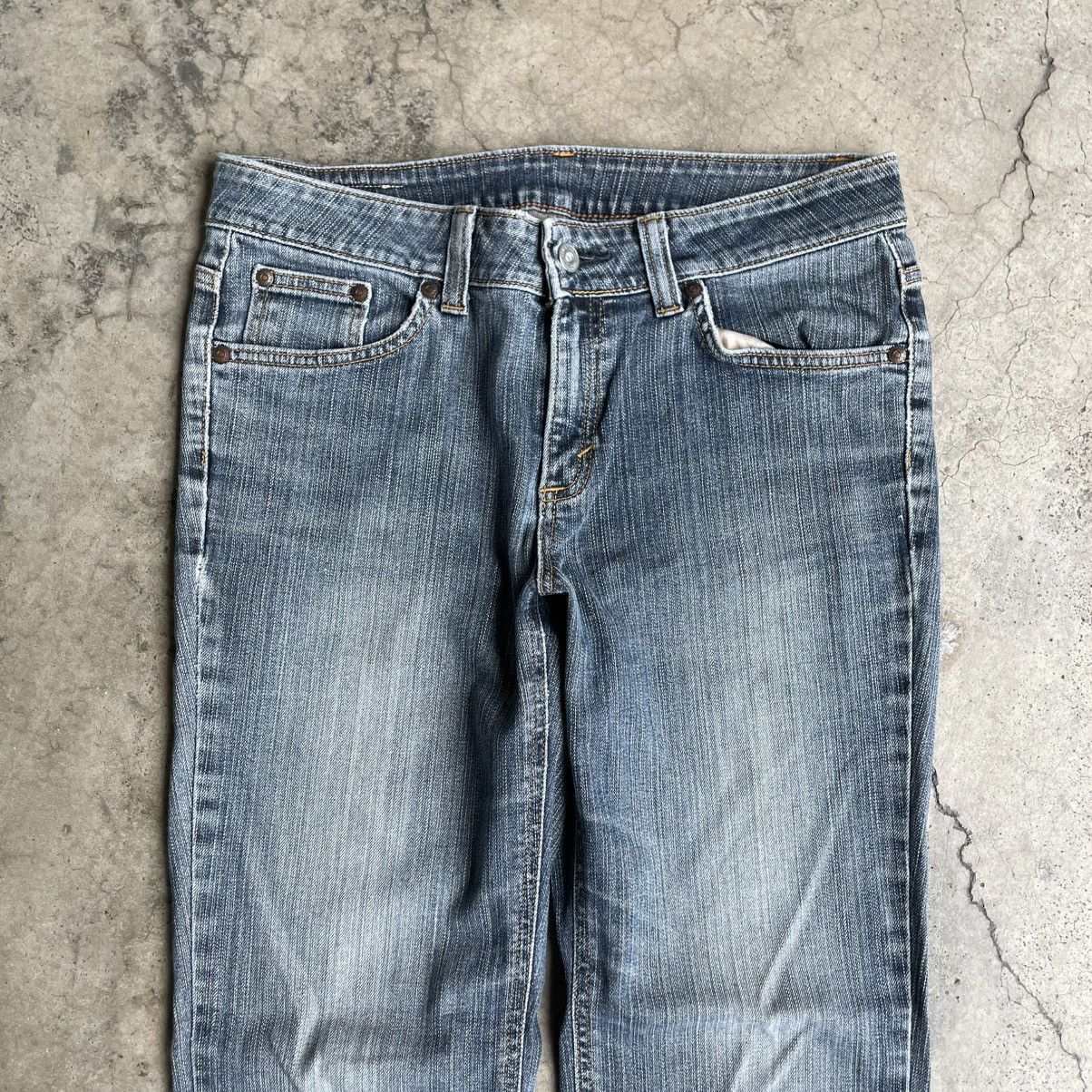 Edwin 🔥🇯🇵Vintage Edwin Stoned Washed Distress Denim Jeans Size US 31 - 2 Thumbnail