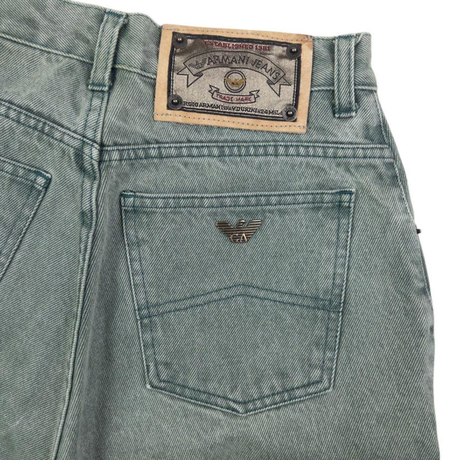 Armani Vintage Armani Jeans Tapered Denim Jeans Size W27 Size US 27 - 5 Thumbnail