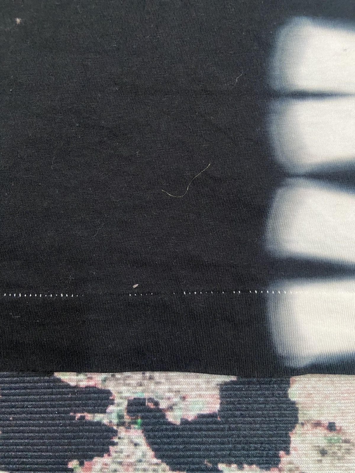 Issey Miyake Issey Miyake Tee — Black Vertical Bleach Stripe Size US M / EU 48-50 / 2 - 4 Thumbnail