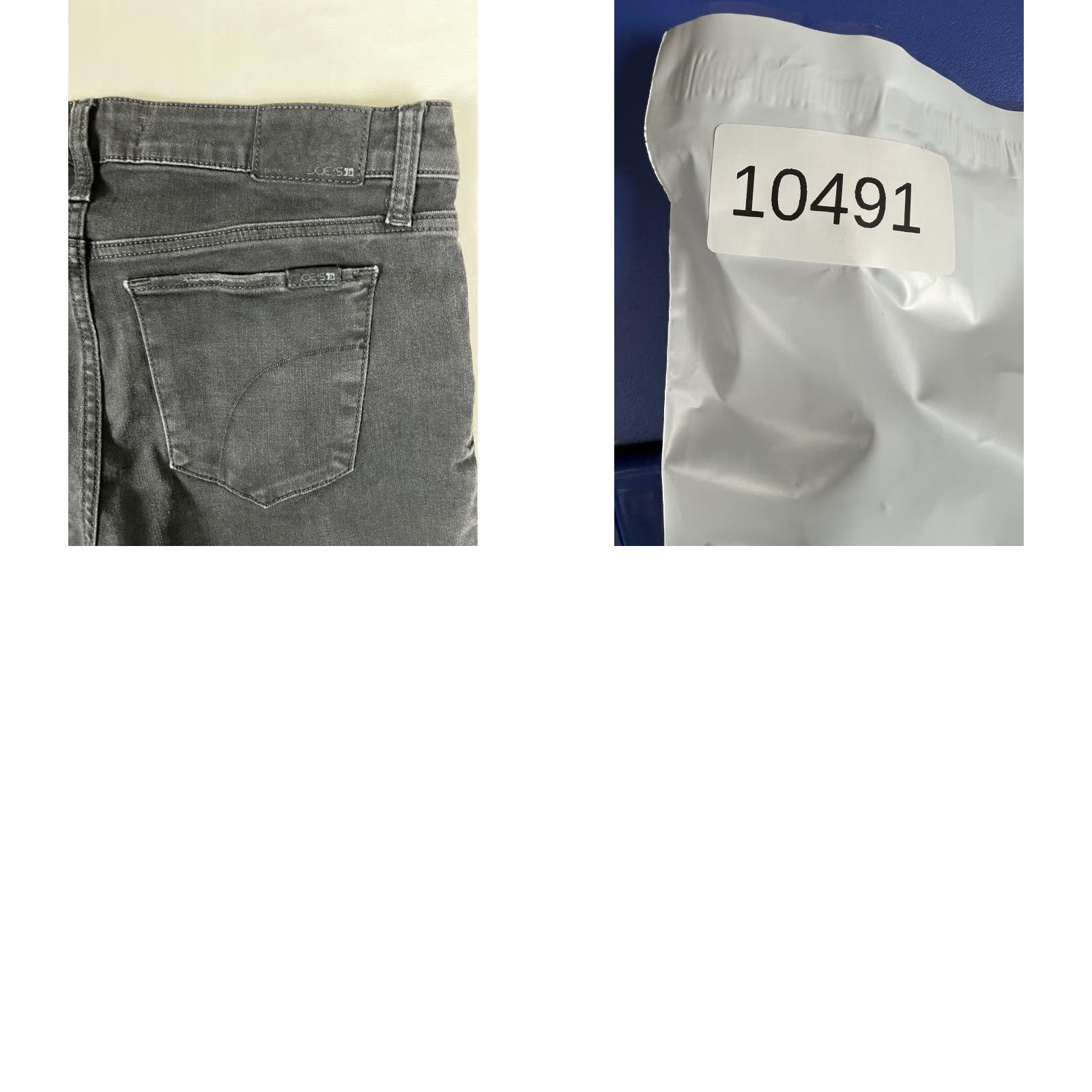 Vintage Joe's Jeans Jeans Womens 29 Black Raw Hem Ankle Flawless The Blondie Skinny Size 29" - 8 Thumbnail