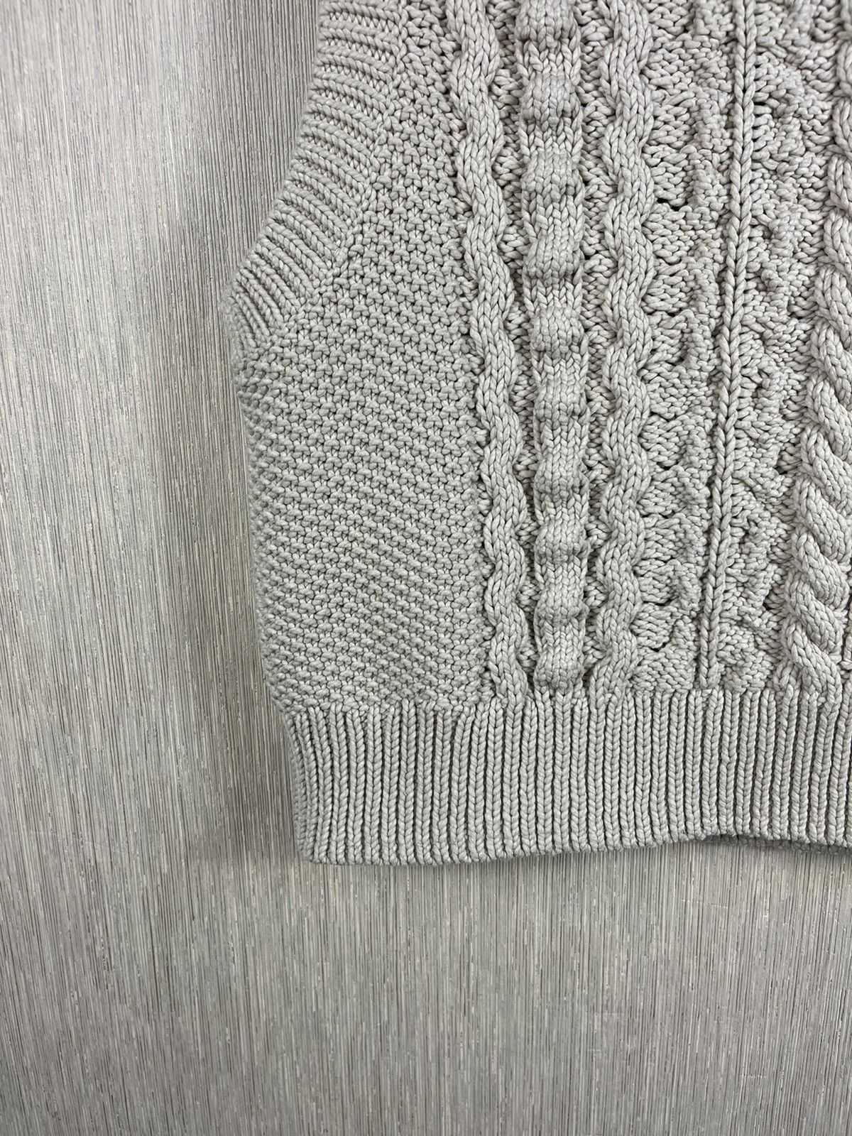 Cos COS knitted vest sweater cable knit y2k aesthetic vintage Size S / US 4 / IT 40 - 7 Thumbnail