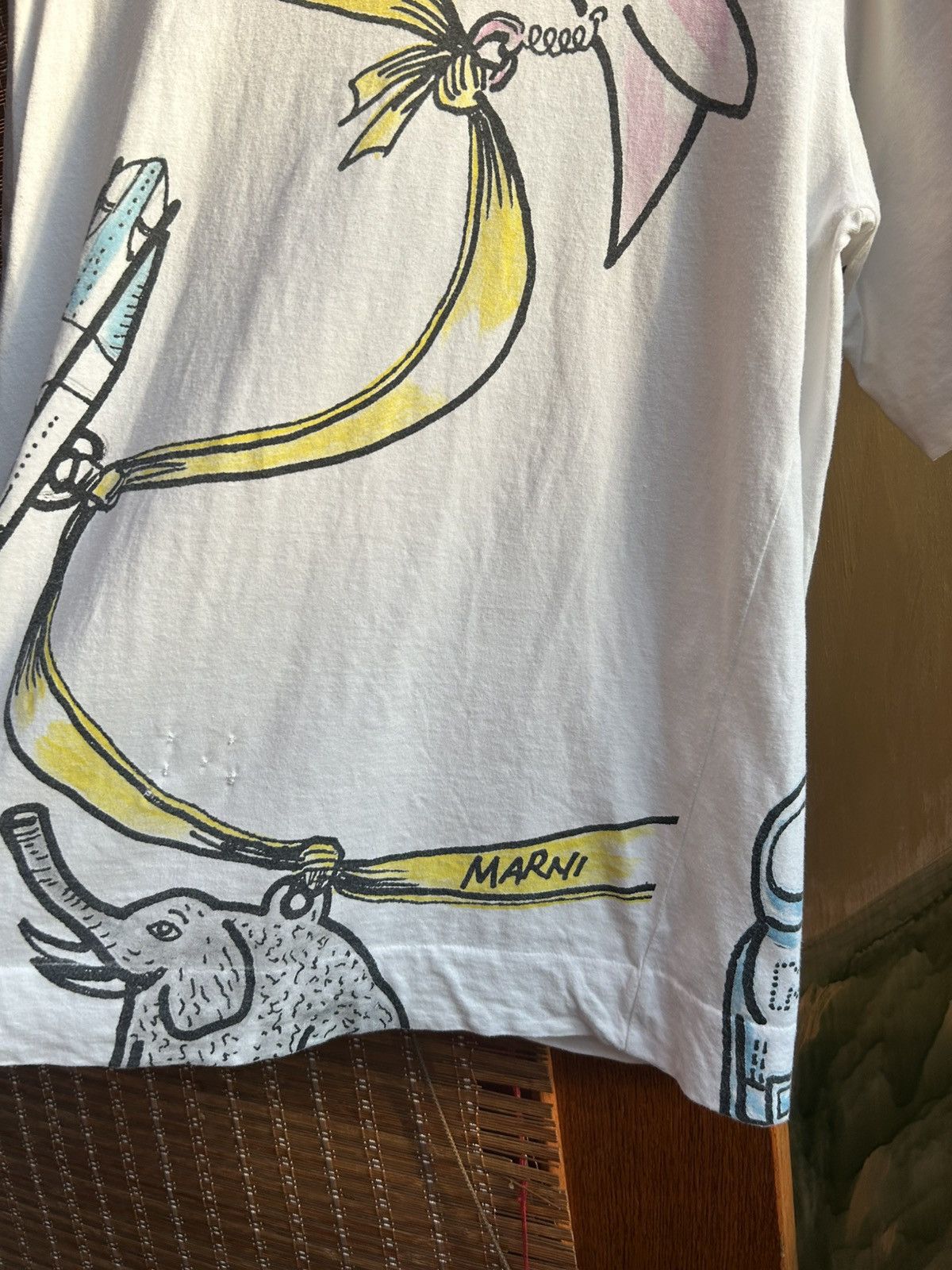 Marni Marni X Frank Navin Graphic Print T-Shirt Size 40 Size S / US 4 / IT 40 - 4 Thumbnail