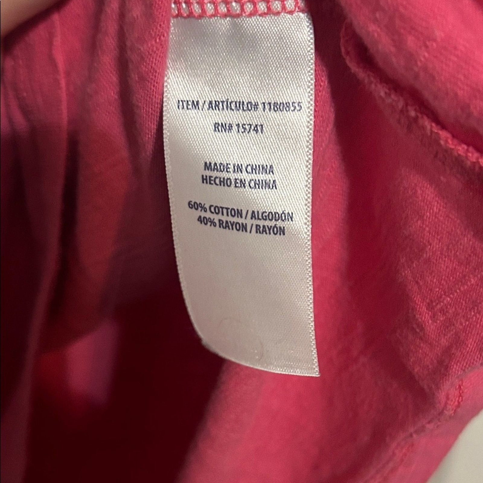 Splendid Splendid Coral Short Sleeve V-Neck Tee Size M / US 6-8 / IT 42-44 - 4 Thumbnail