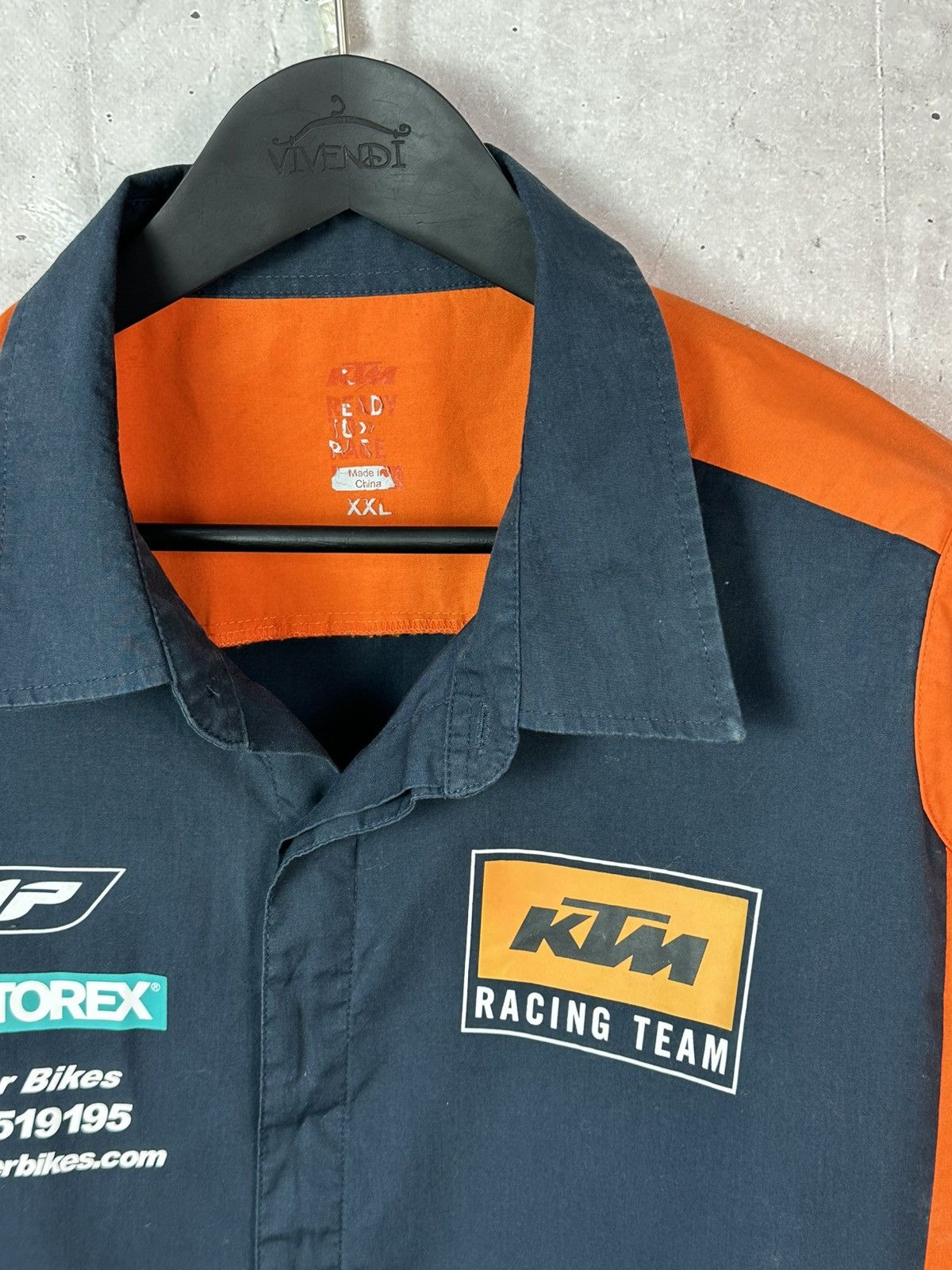 Other Vintage KTM Racing Team Short Sleeve Orange-Blue Shirt Size US XXL / EU 58 / 5 - 12 Thumbnail