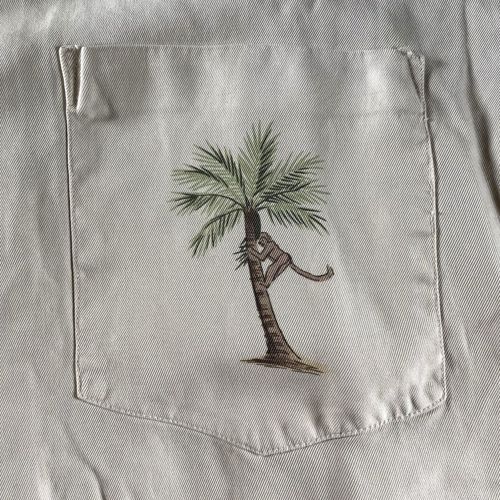 Tori Richard Tori Richard Shirt Mens L Embroidered Monkey Bar Pineapple Vacation Silk Size US L / EU 52-54 / 3 - 4 Thumbnail