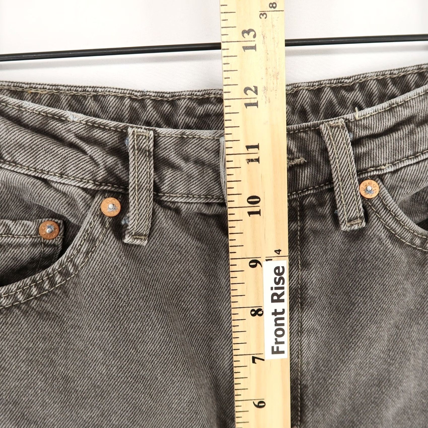 Weekday Weekday Jeans Women 27x32 Gray Extra High Straight Rise 5 Pocket Size 27" / US 4 / IT 40 - 5 Thumbnail