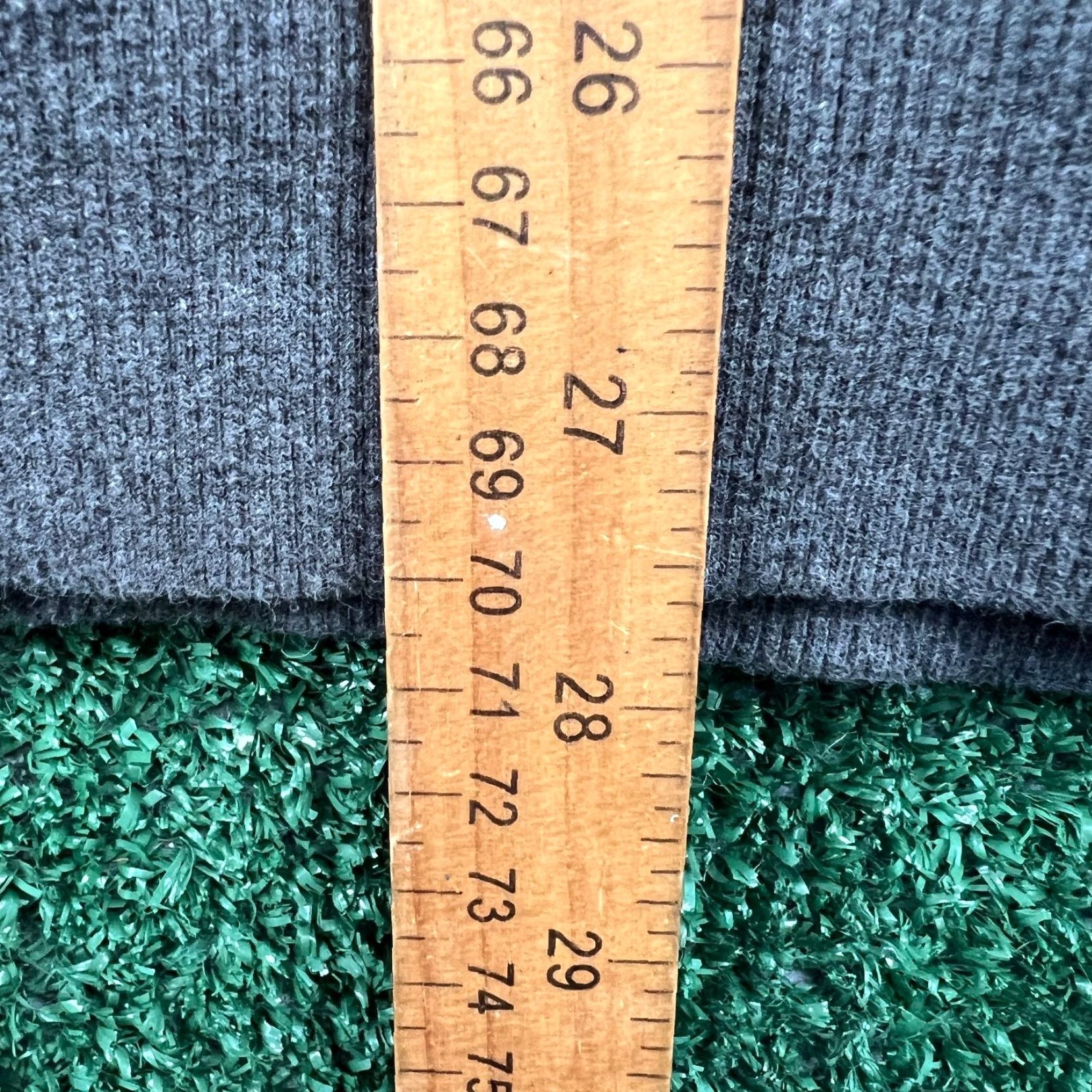 Nike VTG Nike Men's XL Zip Sweatshirt Mock Neck Gray Fleece Cotton Blend Full Zip Pockets Ribbed Cuffs Hem Embroidered Logo Nike the athletic dept. Size US XL / EU 56 / 4 - 4 Thumbnail
