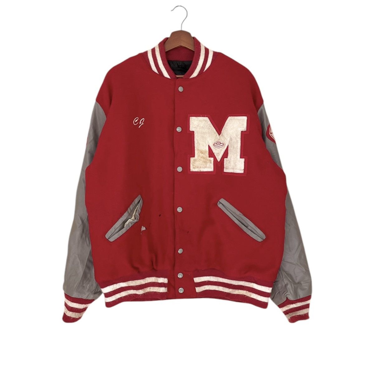 Vintage Vintage Brand Jostens Leather Varsity Jacket 1960s Size US XL / EU 56 / 4 - 1 Thumbnail