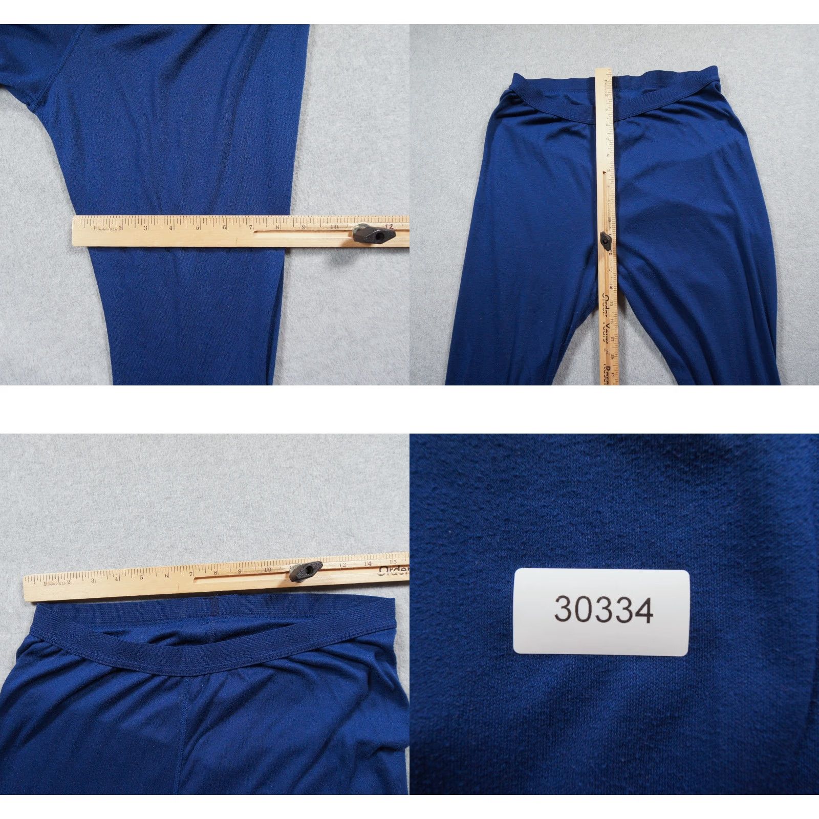Patagonia VINTAGE Patagonia Pants Mens Large Blue Capilene Base Layer 90s Outdoors Adult Size US 33 - 9 Thumbnail