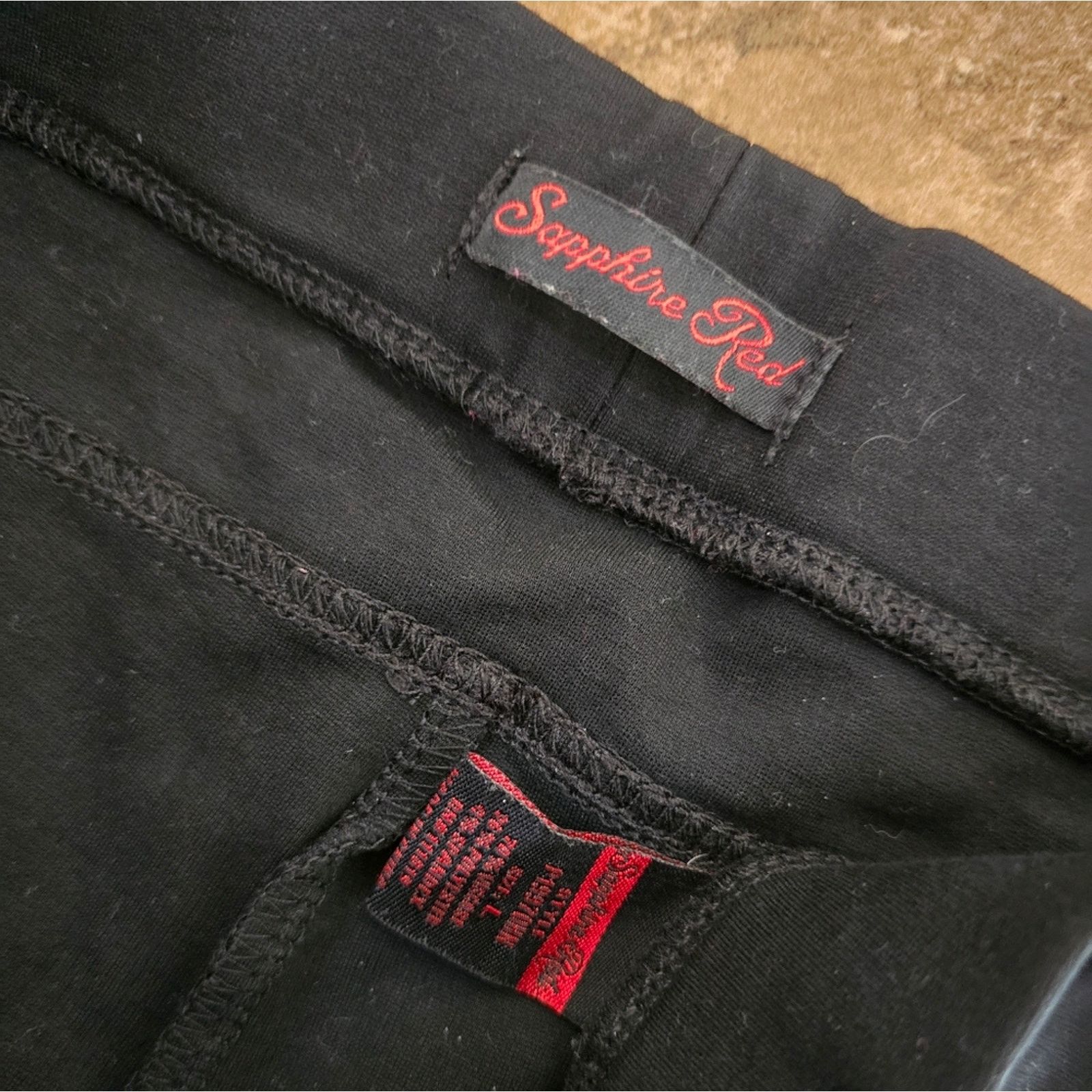 Other Black | SAPPHIRE RED | Skinny Pant Size 34" / US 12 / IT 48 - 3 Thumbnail
