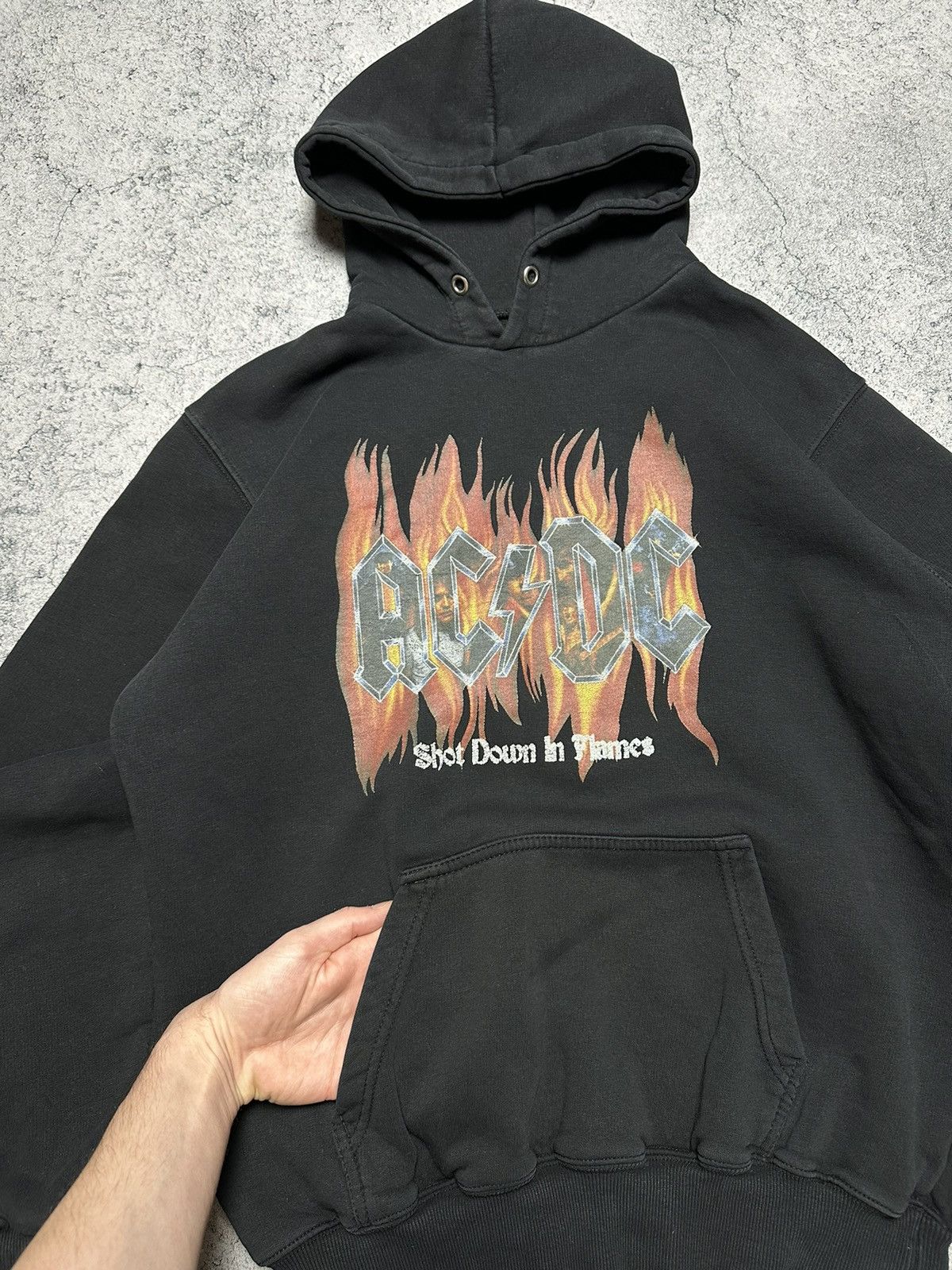 AC/DC Vintage AC/DC Shot Down In Flames Hoodie Size US M / EU 48-50 / 2 - 5 Thumbnail