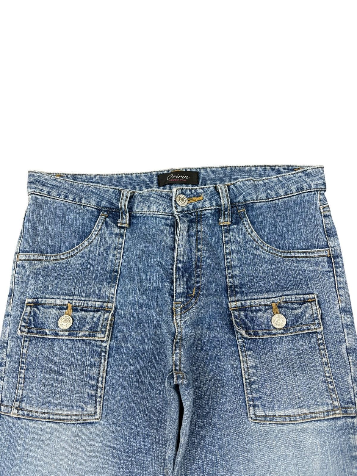 Hysteric Glamour Vintage Oririn Faded Wash Bush Pants Flare Jeans Size 31" - 4 Thumbnail