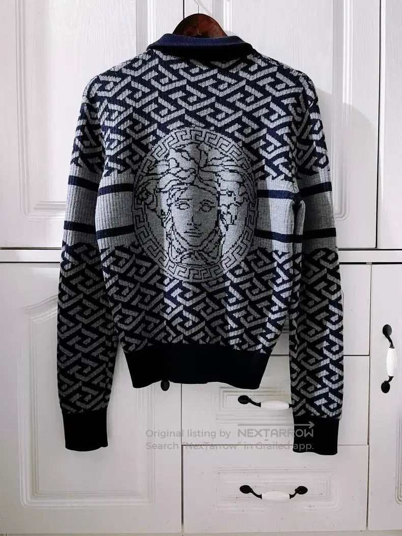 Other Versace Medusa wool knit jacket coat Size US XS / EU 42 / 0 - 2 Thumbnail