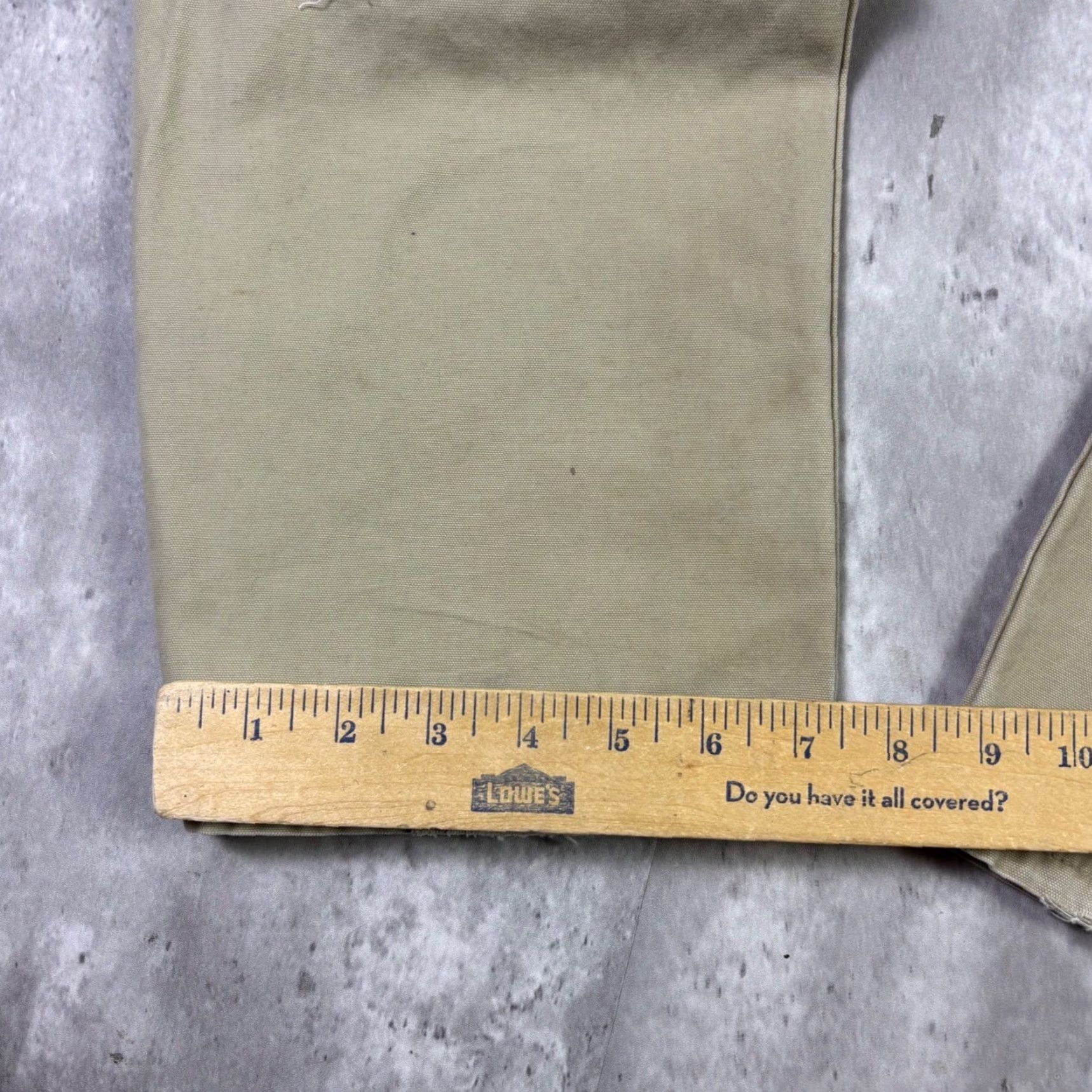 Dickies Dickies Khaki Carpenter Pants Men 34x32 Relaxed Fit Vintage 90s Workwear Stains Beige Cotton Pants Mens Size US 34 / EU 50 - 4 Thumbnail