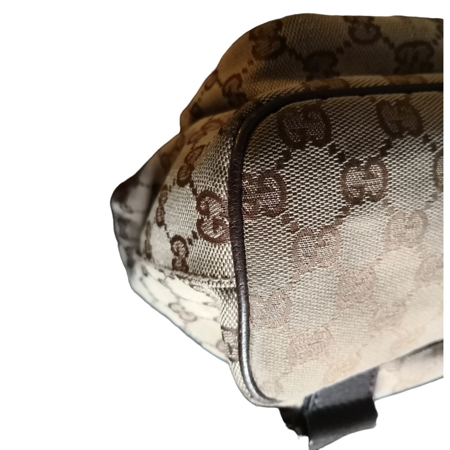 Gucci Authentic Gucci GG Jackie Canvas Backpack Excellent Shape Size ONE SIZE - 14 Thumbnail