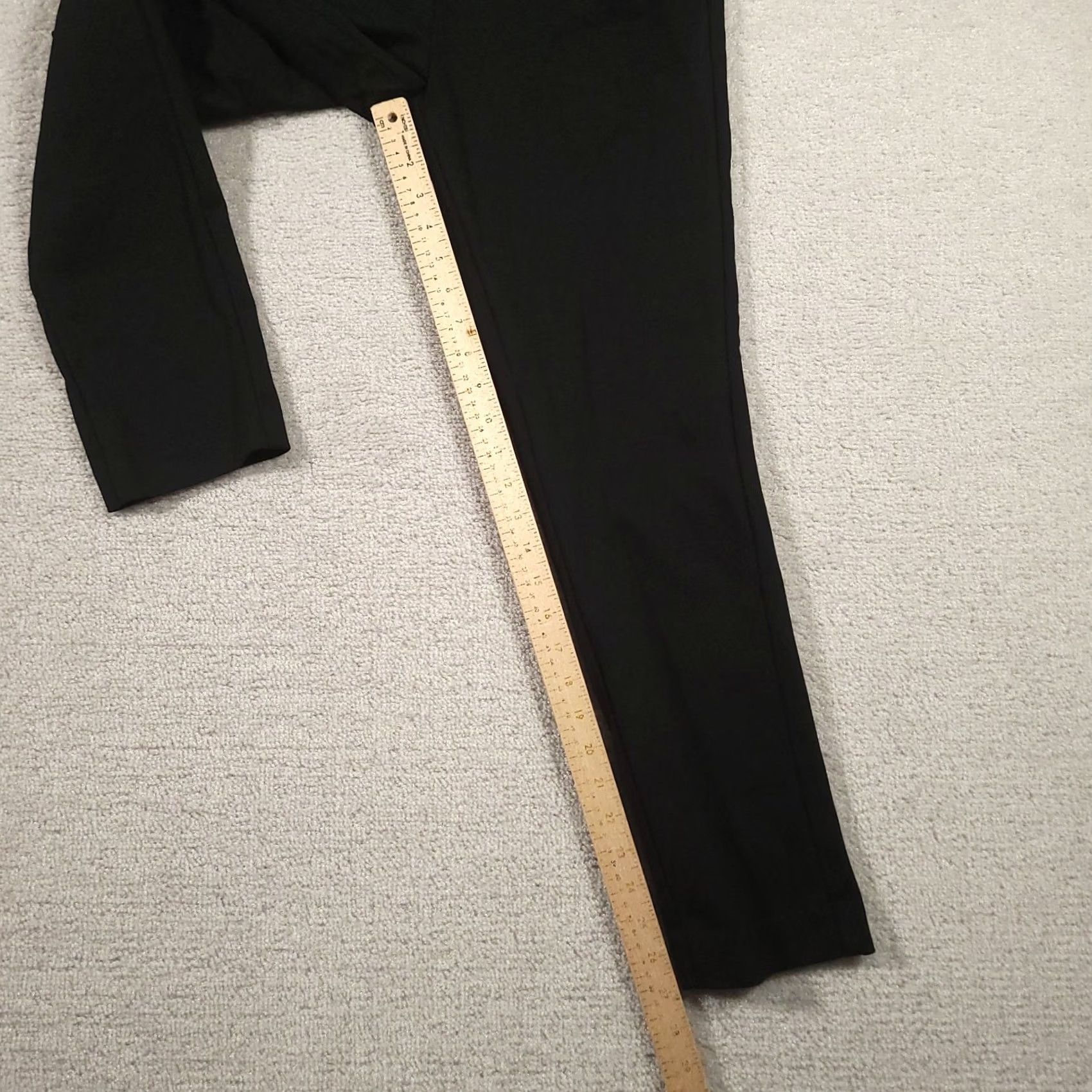 Vintage VINTAGE INC International Concepts Women Dress Pants 10P Black Size 32" / US 10 / IT 46 - 4 Thumbnail