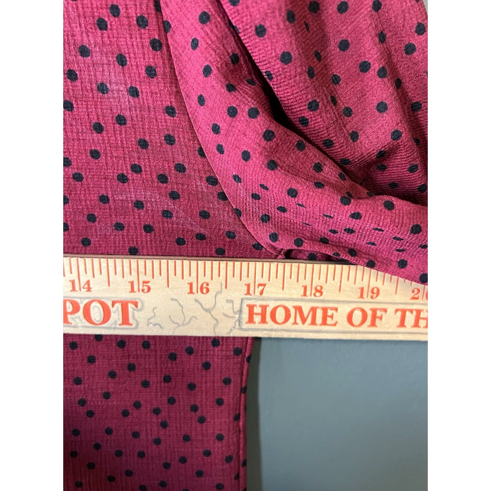 Zara Zara Dress Women Red Maxi Long Sleeve Short Sleeve Size S Polka Dot Pattern Women Dress Summer Size 28" / US 6 / IT 42 - 4 Thumbnail