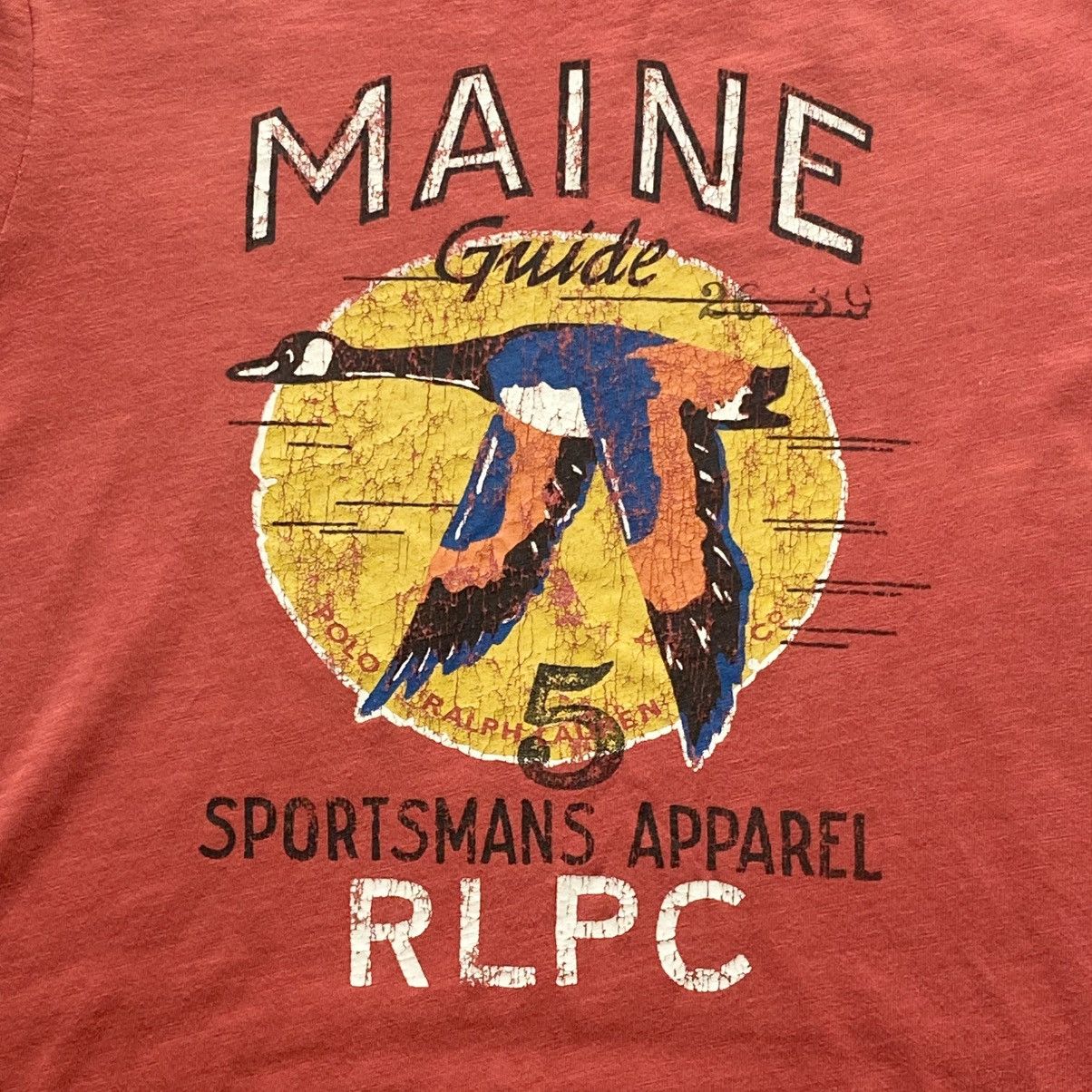 Polo Ralph Lauren Polo Ralph Lauren Sportsman Maine Guide Duck Vintage T-Shirt Size US L / EU 52-54 / 3 - 2 Thumbnail