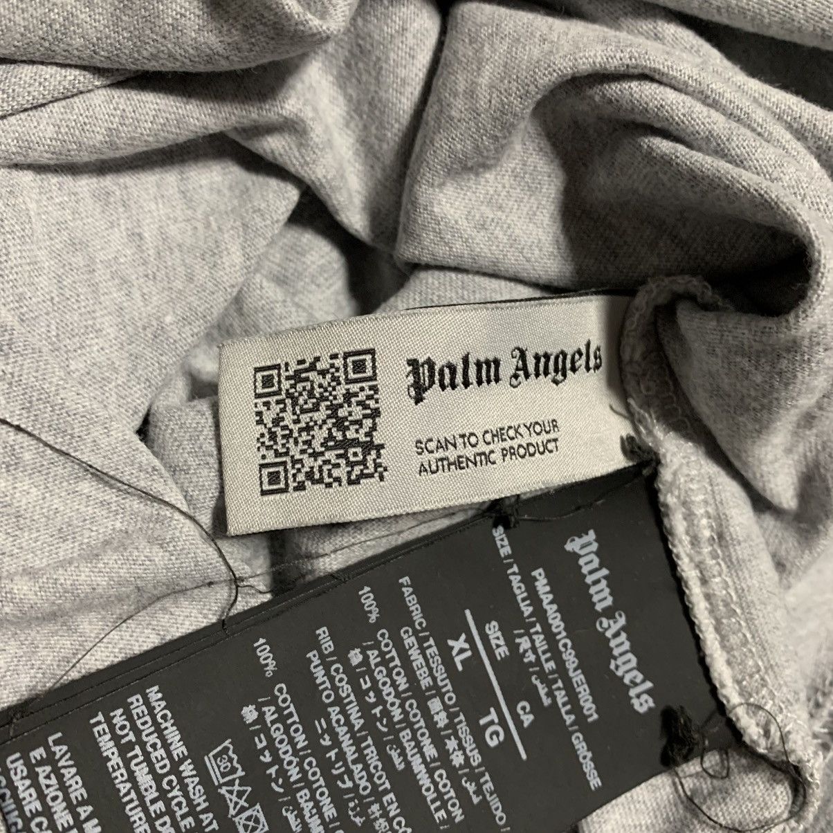 Palm Angels Palm Angels XL Classic Bear Grey Tee Size US XL / EU 56 / 4 - 8 Thumbnail