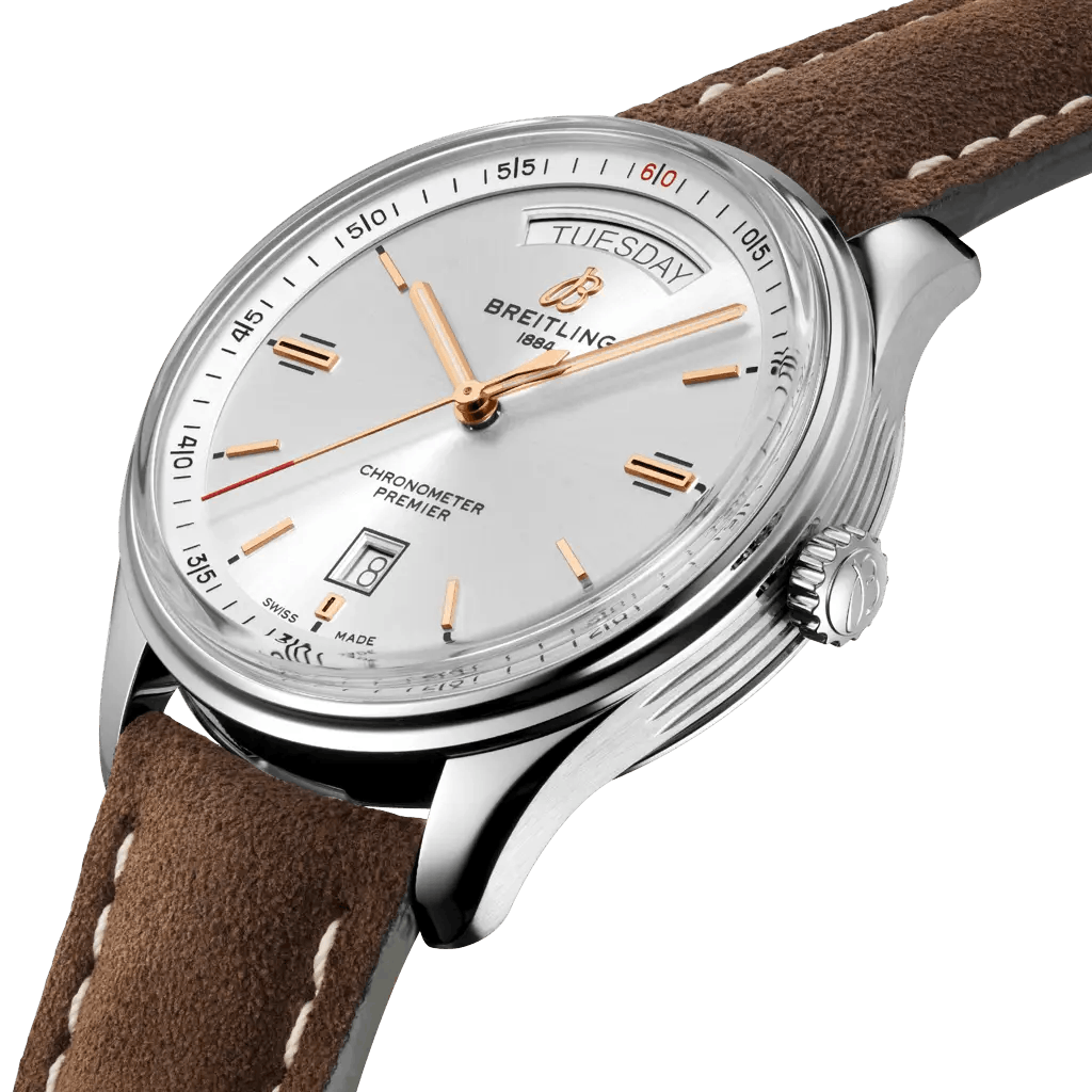Breitling o1mt1gz0125 Size: OS / Premier 40 Watch in Brown & Silver Size ONE SIZE - 2 Thumbnail