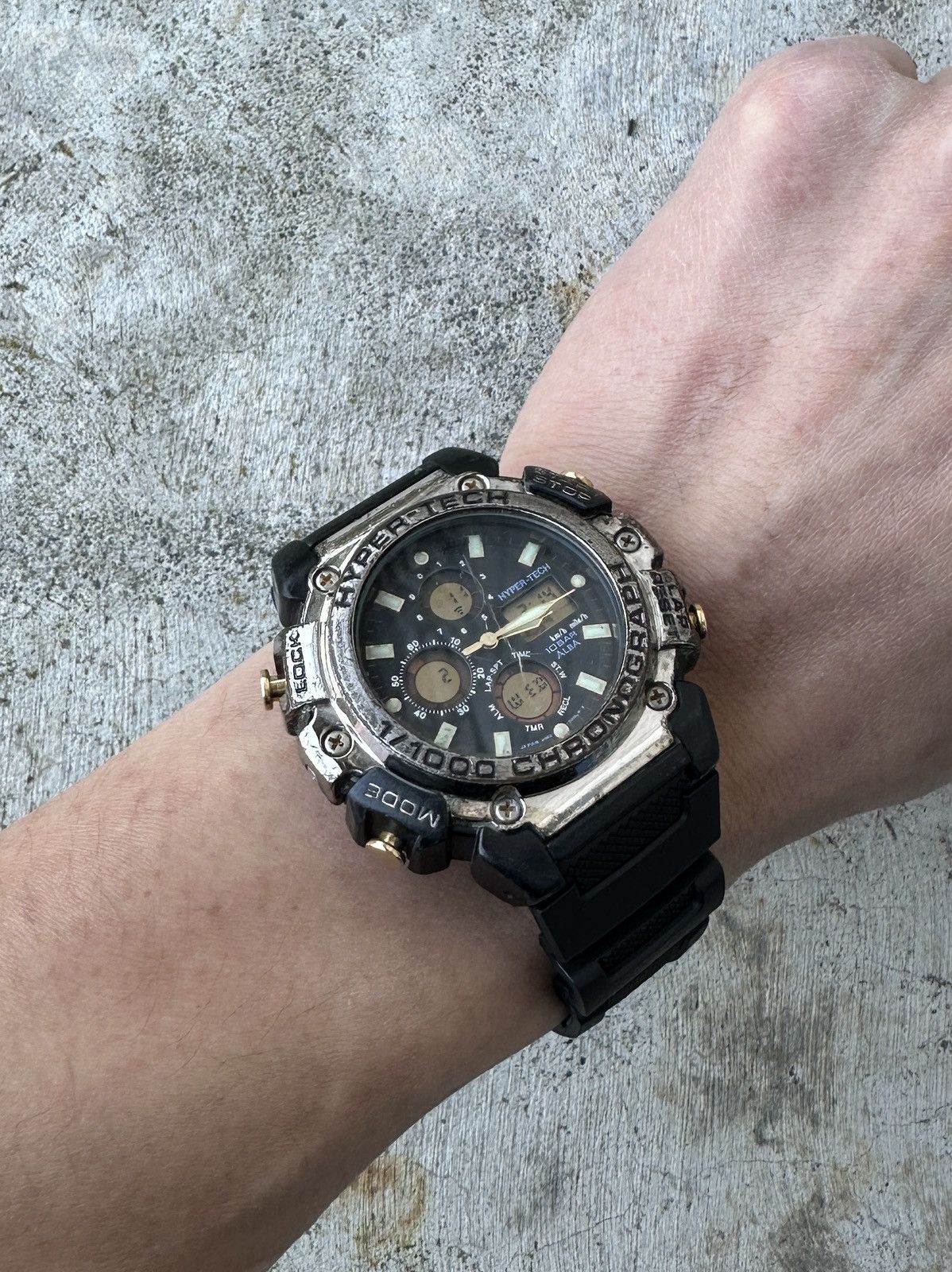 Seiko Seiko Alba Hyper-Tech V083-7010 CHRONOGRAPH Ana Digi Watch Size ONE SIZE - 8 Thumbnail