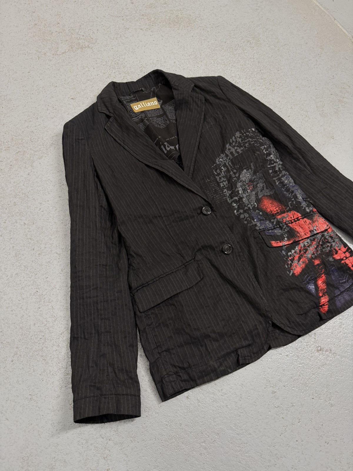 John Galliano Vintage John Galliano United Kingdom Flag Blazer Size M / US 6-8 / IT 42-44 - 3 Thumbnail