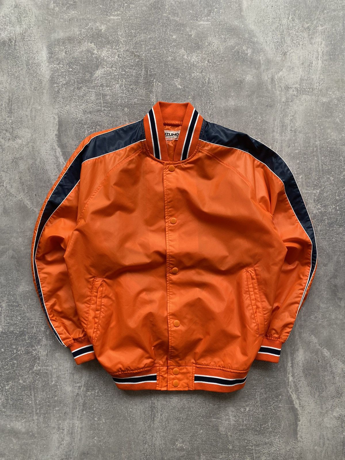 Japanese Brand × Mizuno × Vintage 🔥Vintage Rare Mizuno Nylon Varsity Light Jackets Size US M / EU 48-50 / 2 - 2 Thumbnail
