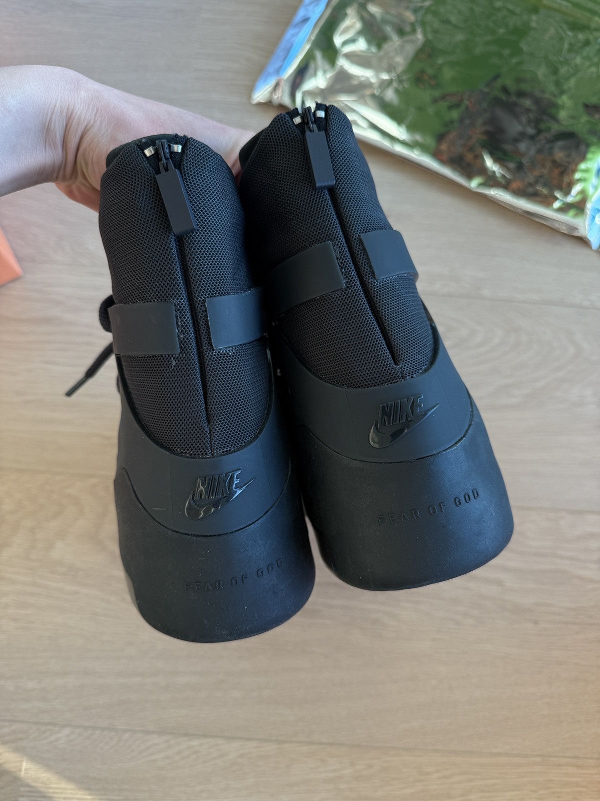 Fear of God × Nike Nike Air Fear of God 1 triple black 42 8.5US Size US 8.5 / EU 41-42 - 7 Thumbnail