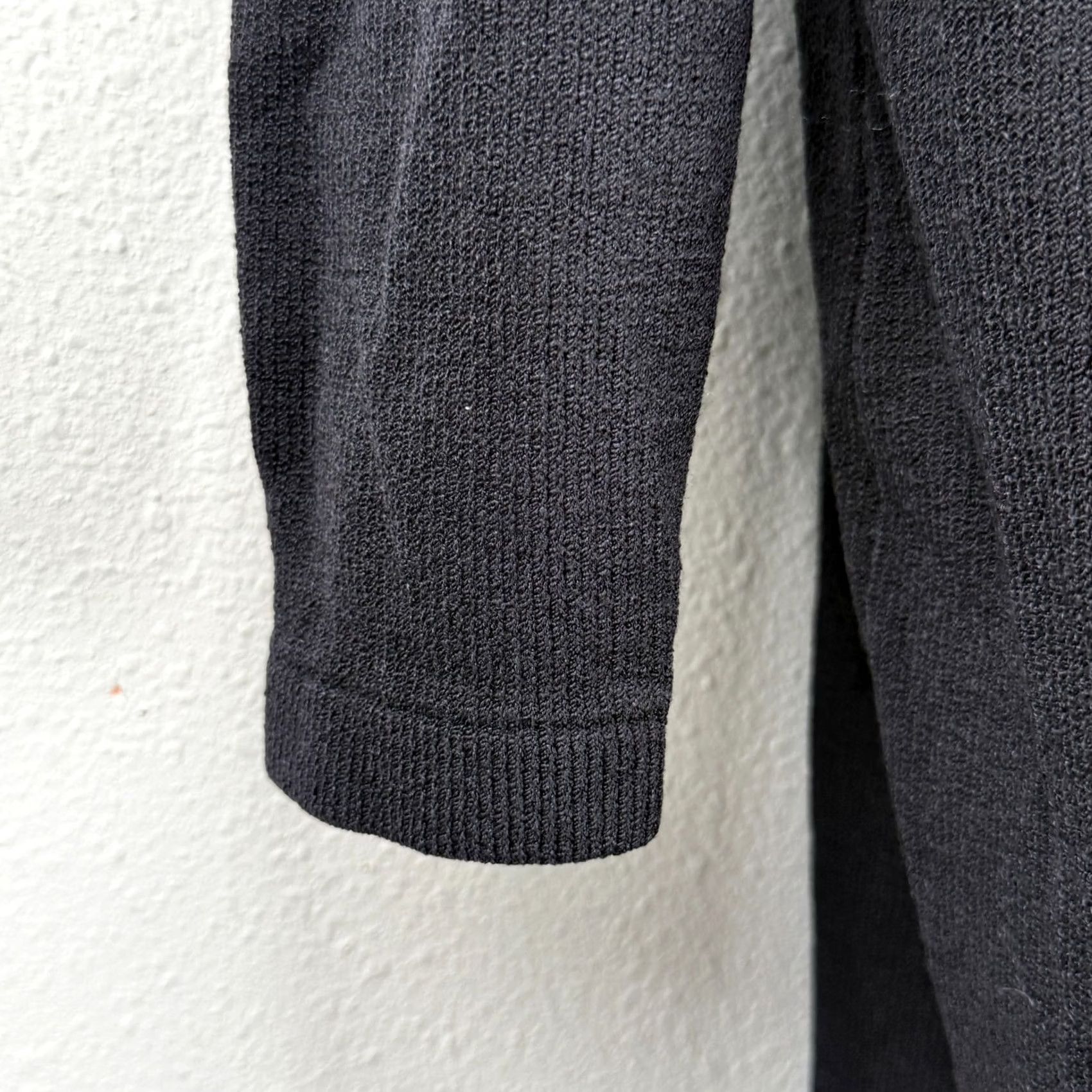 Vintage VINTAGE St. John Knits Black Knit Sweater Dress V Neck Size 12 Made In USA 80s Size XL / US 12-14 / IT 48-50 - 7 Thumbnail