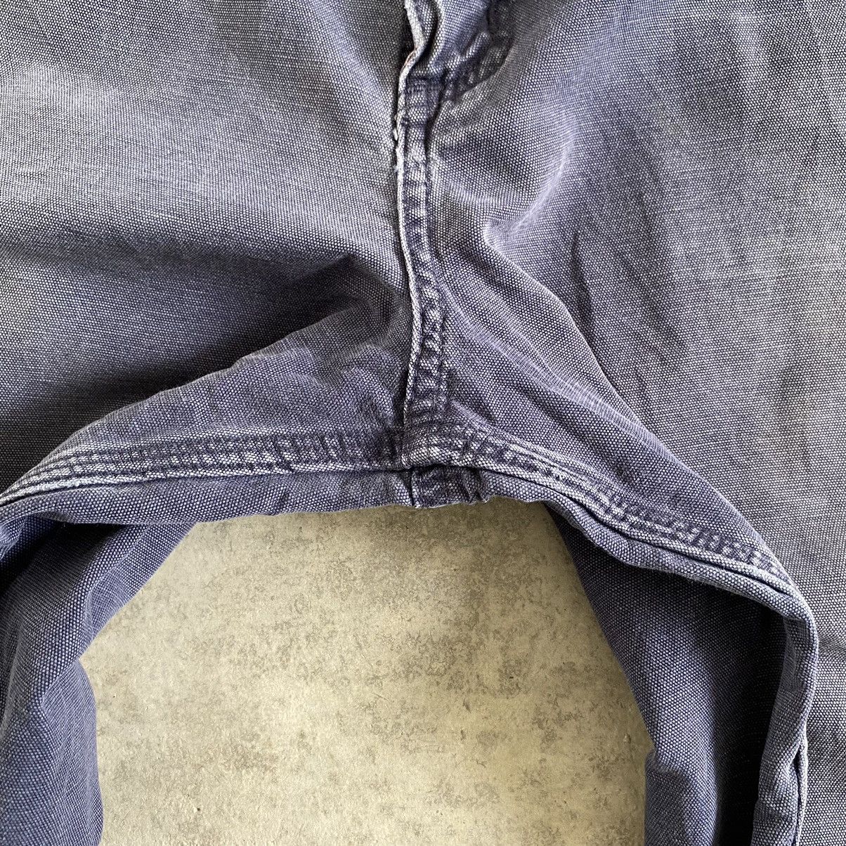 Carhartt Vintage Carhartt Faded Navy Blue Carpenter Work Pants Size US 33 - 11 Thumbnail