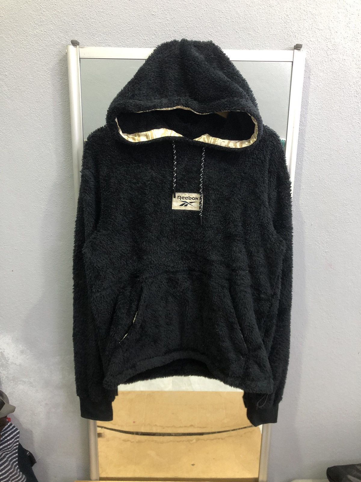 Reebok Reebok Sherpa Hoodie w/ Hood & Logo Lining Detail Size US L / EU 52-54 / 3 - 1 Thumbnail