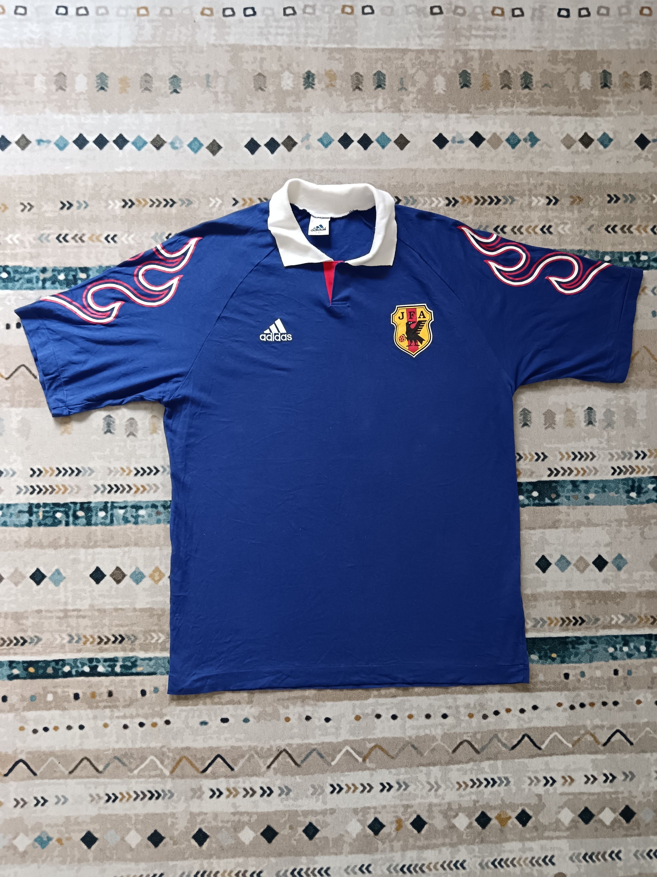 【高知インター店】 × Adidas Japan JAPAN Tee Polo 90s VINTAGE Vintage × Blue ウェア