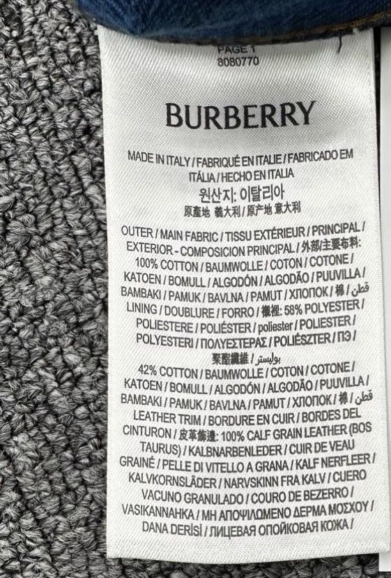 Burberry Burberry / Equestrian Knight Logo Denim Jacket K12 Size US L / EU 52-54 / 3 - 8 Thumbnail
