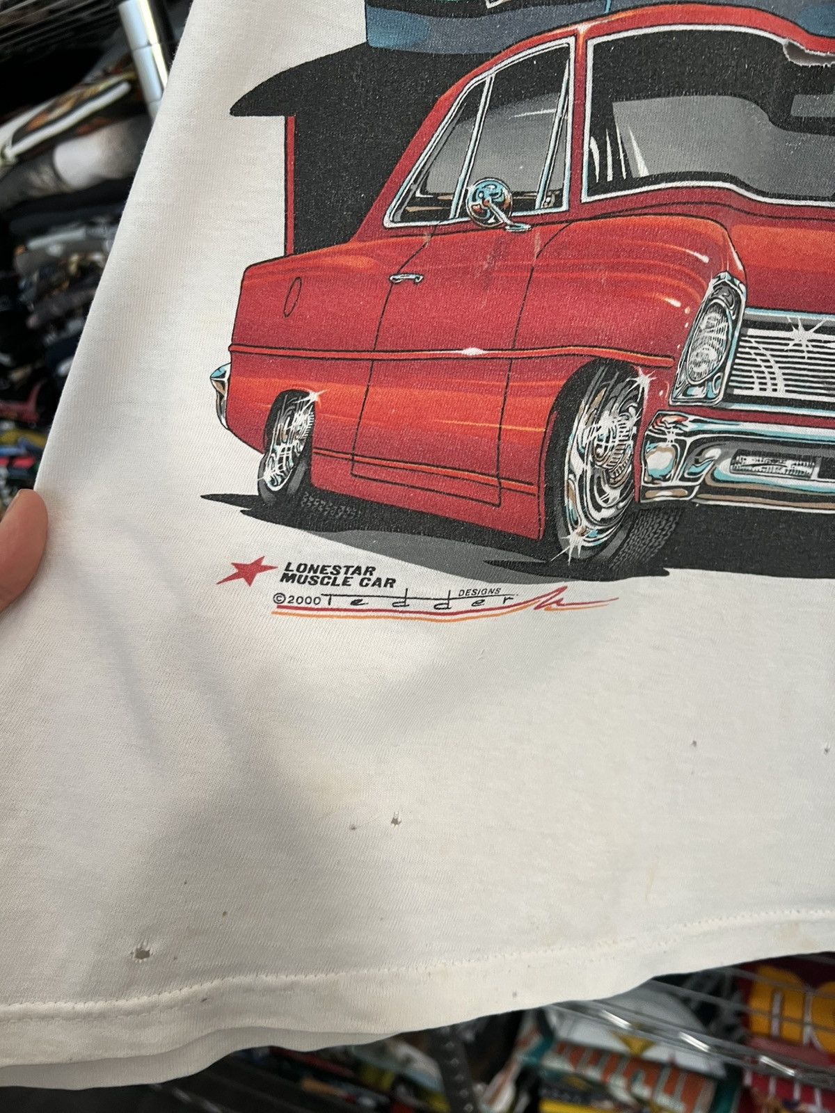Chevrolet 2000 Super Chevy Show Muscle Cars Tedder Tee Size US XL / EU 56 / 4 - 7 Thumbnail