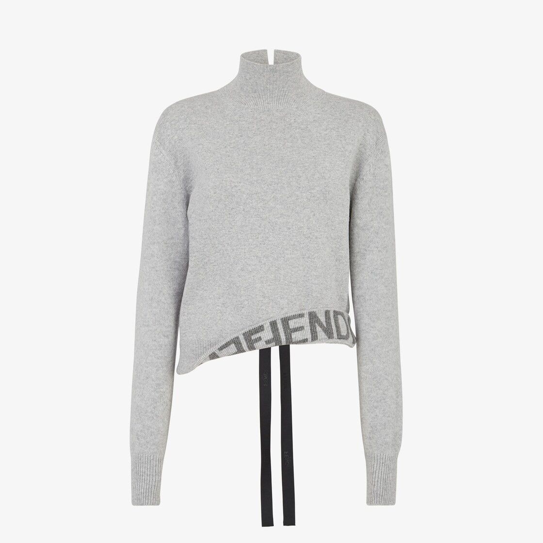 Fendi o1s1wg110925 Pullover in Grey Size L / US 10 / IT 46 - 1 Thumbnail