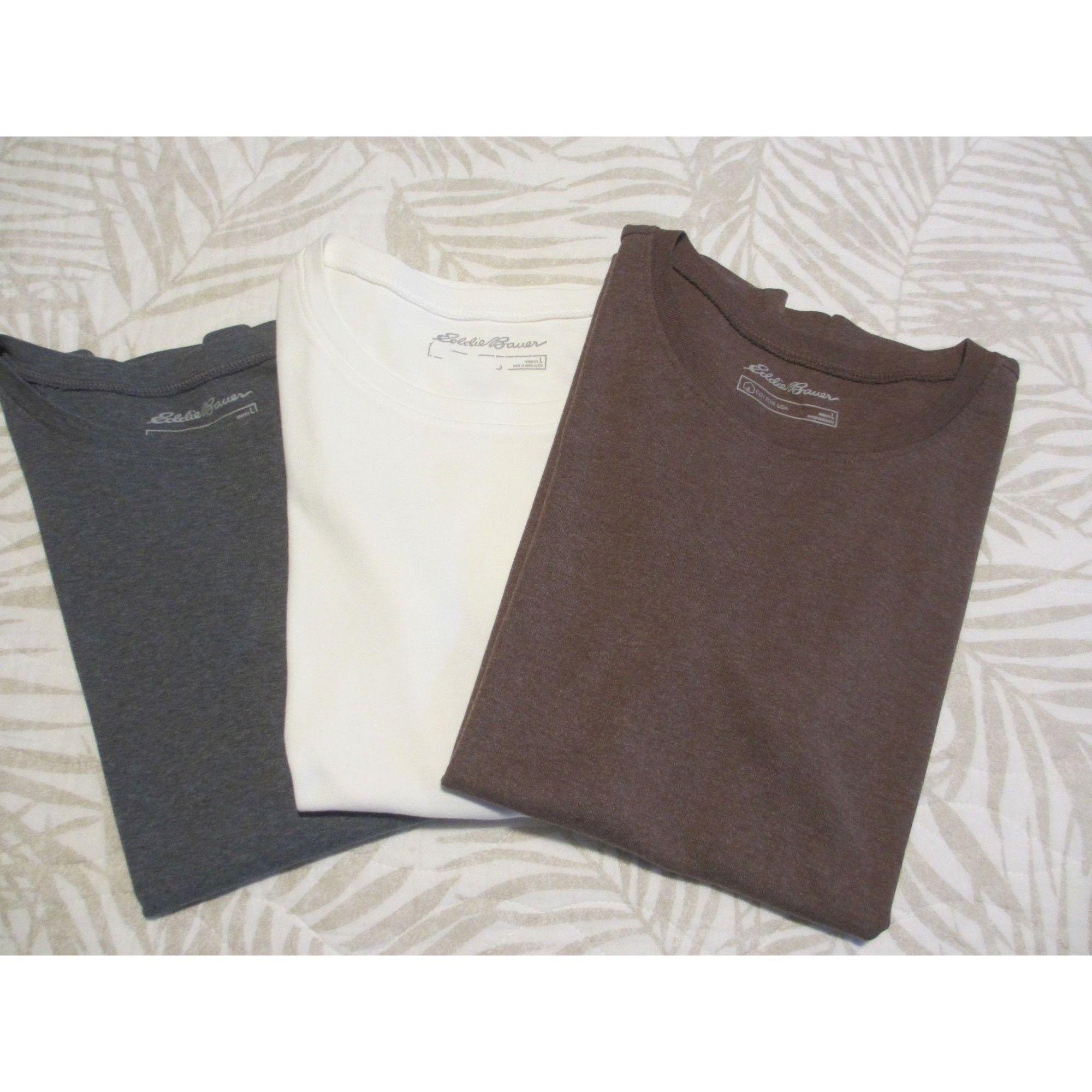 Eddie Bauer Eddie Bauer Womens Crewneck Cotton/Polyester T-Shirts 3-Pack Size L / US 10 / IT 46 - 2 Thumbnail